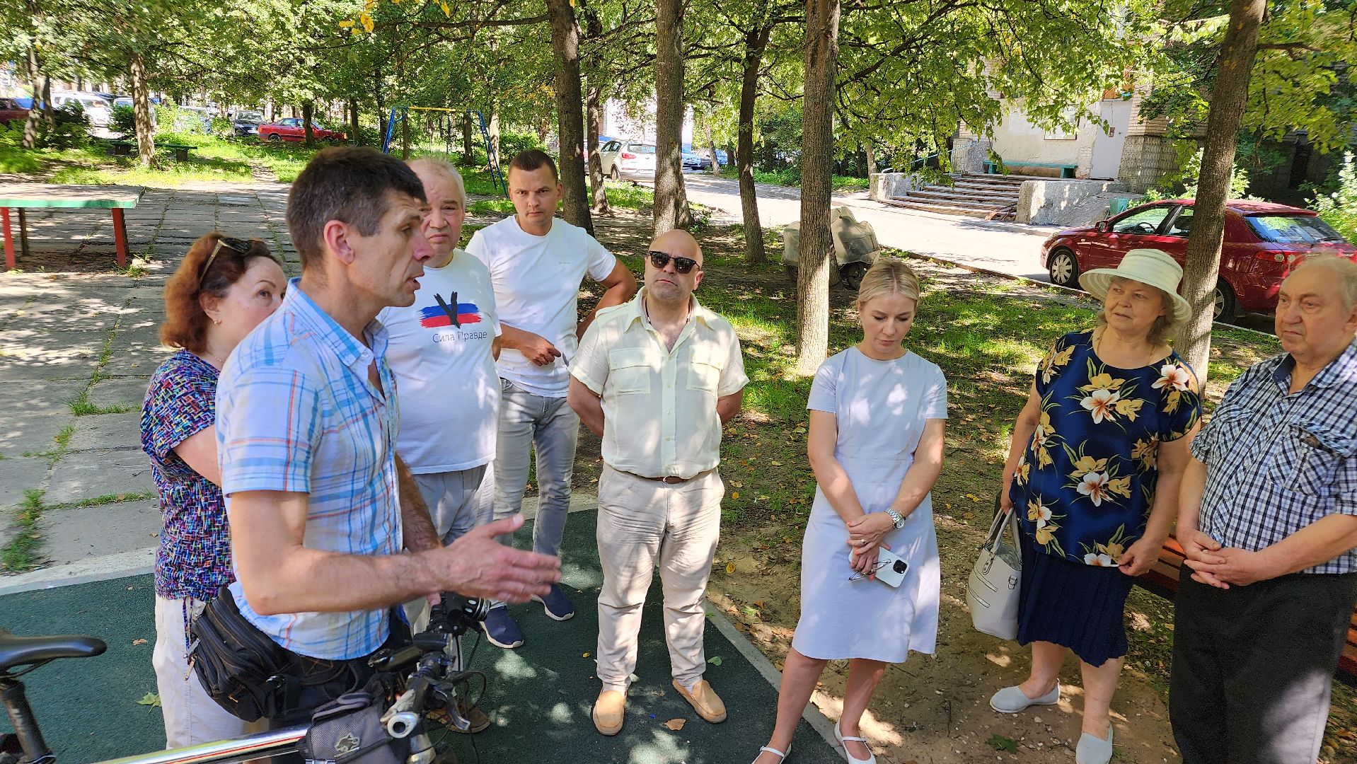 благоустройство, Лесной бульвар, Протвино, встреча с жителями, чуткая власть