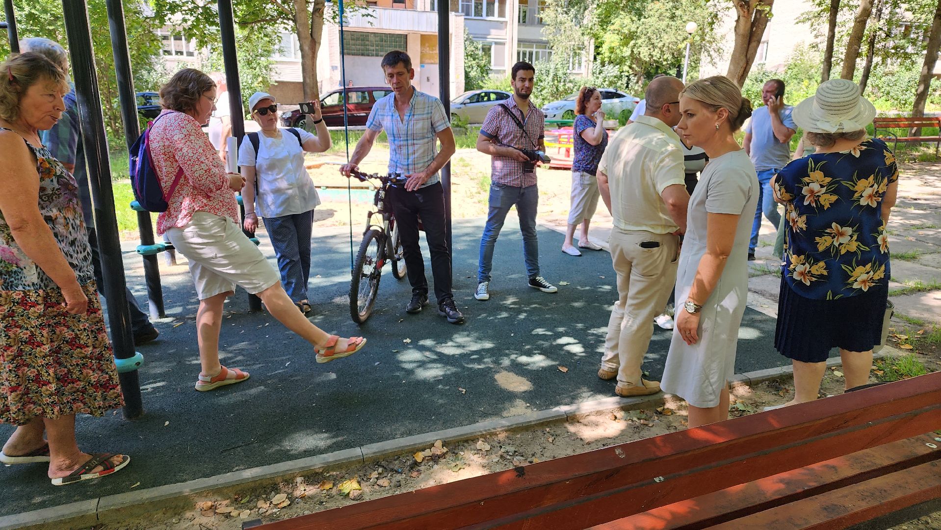 благоустройство, Лесной бульвар, Протвино, встреча с жителями, чуткая власть