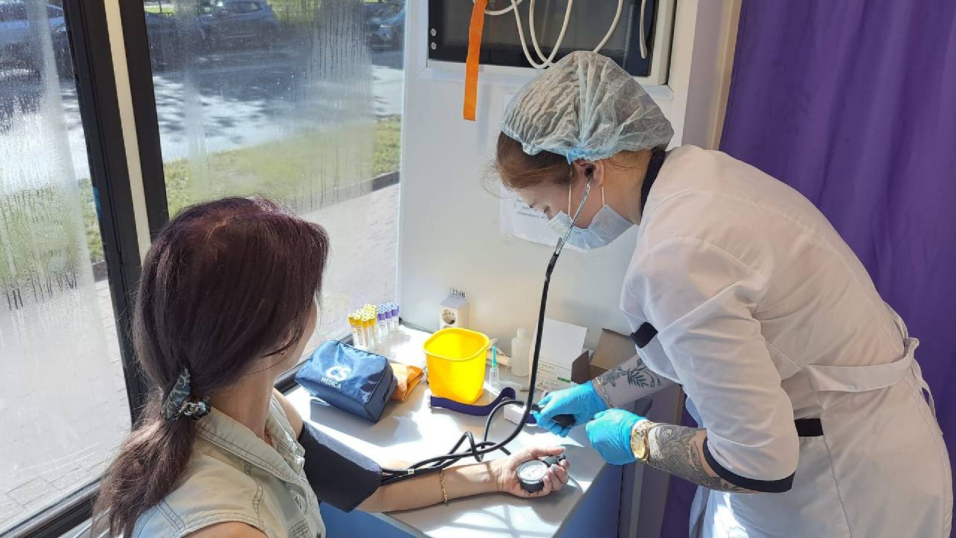 Чехов, медицина, передвижной ФАП, суббота, диспансеризация, жители