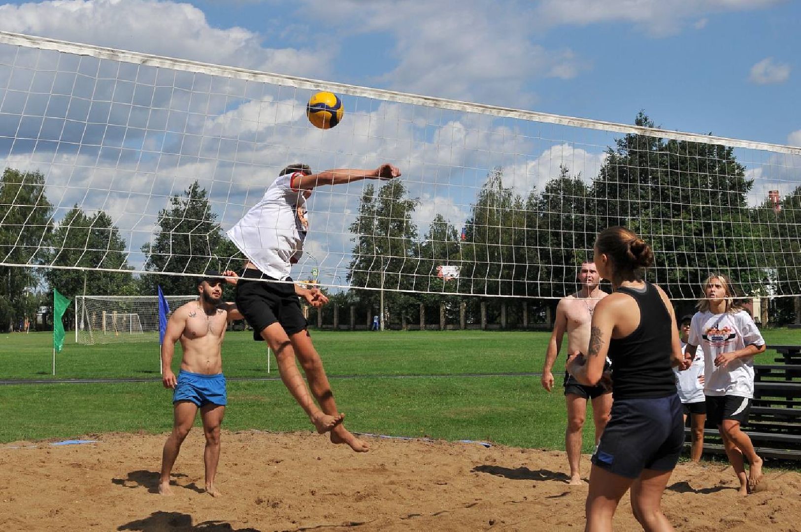 Руза, день физкультурника, спорт, волейбол, стритбол, шахматы, ГТО