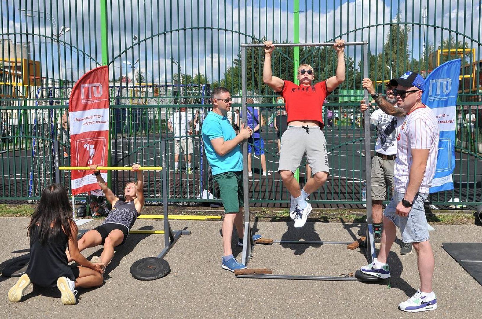 Руза, день физкультурника, спорт, волейбол, стритбол, шахматы, ГТО