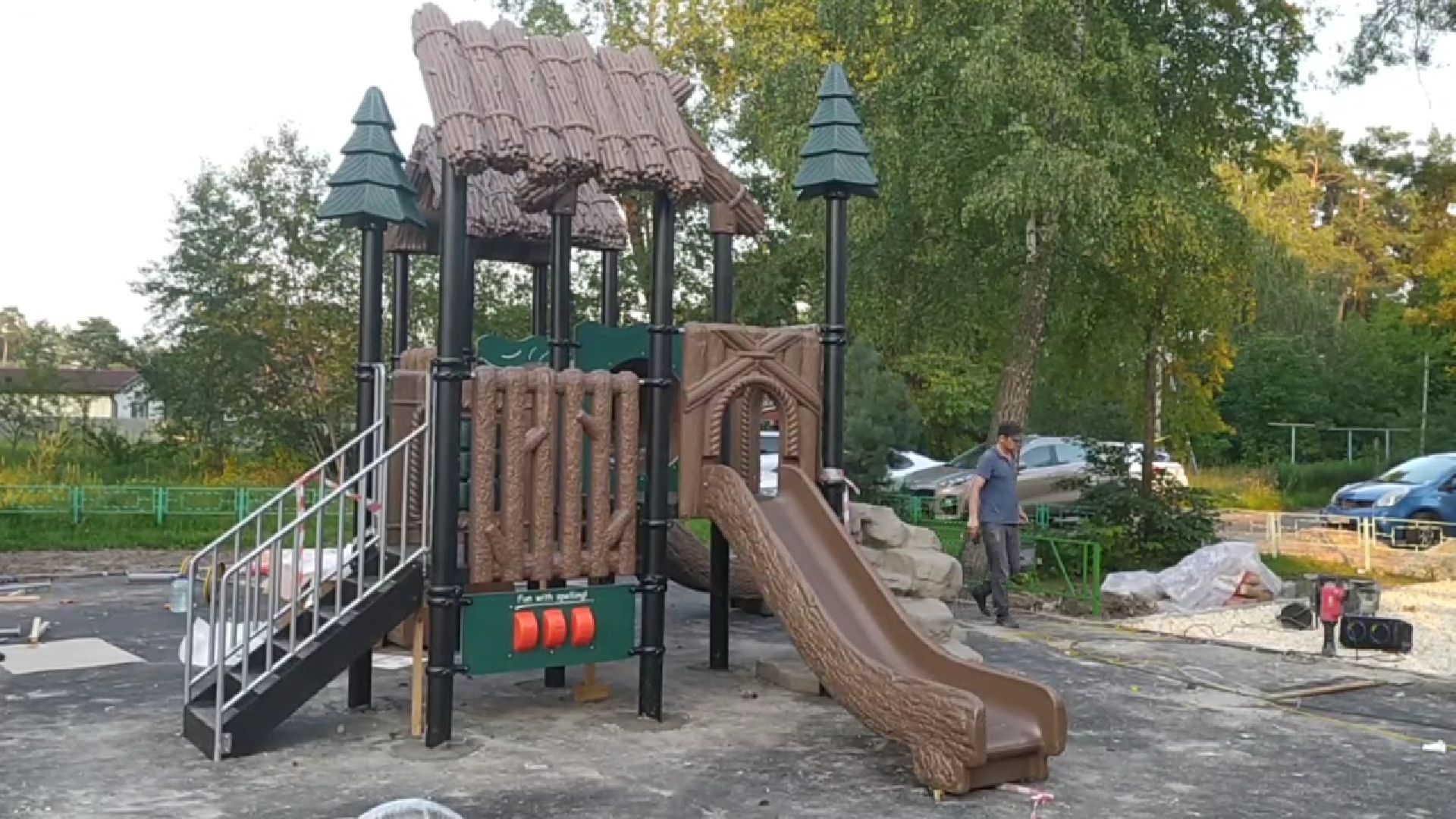 Коломна, благоустройство, детская площадка, детский игровой комплекс