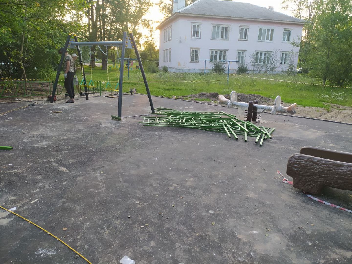 Коломна, благоустройство, детская площадка, детский игровой комплекс