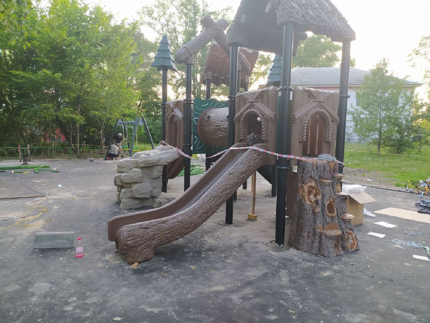 Коломна, благоустройство, детская площадка, детский игровой комплекс