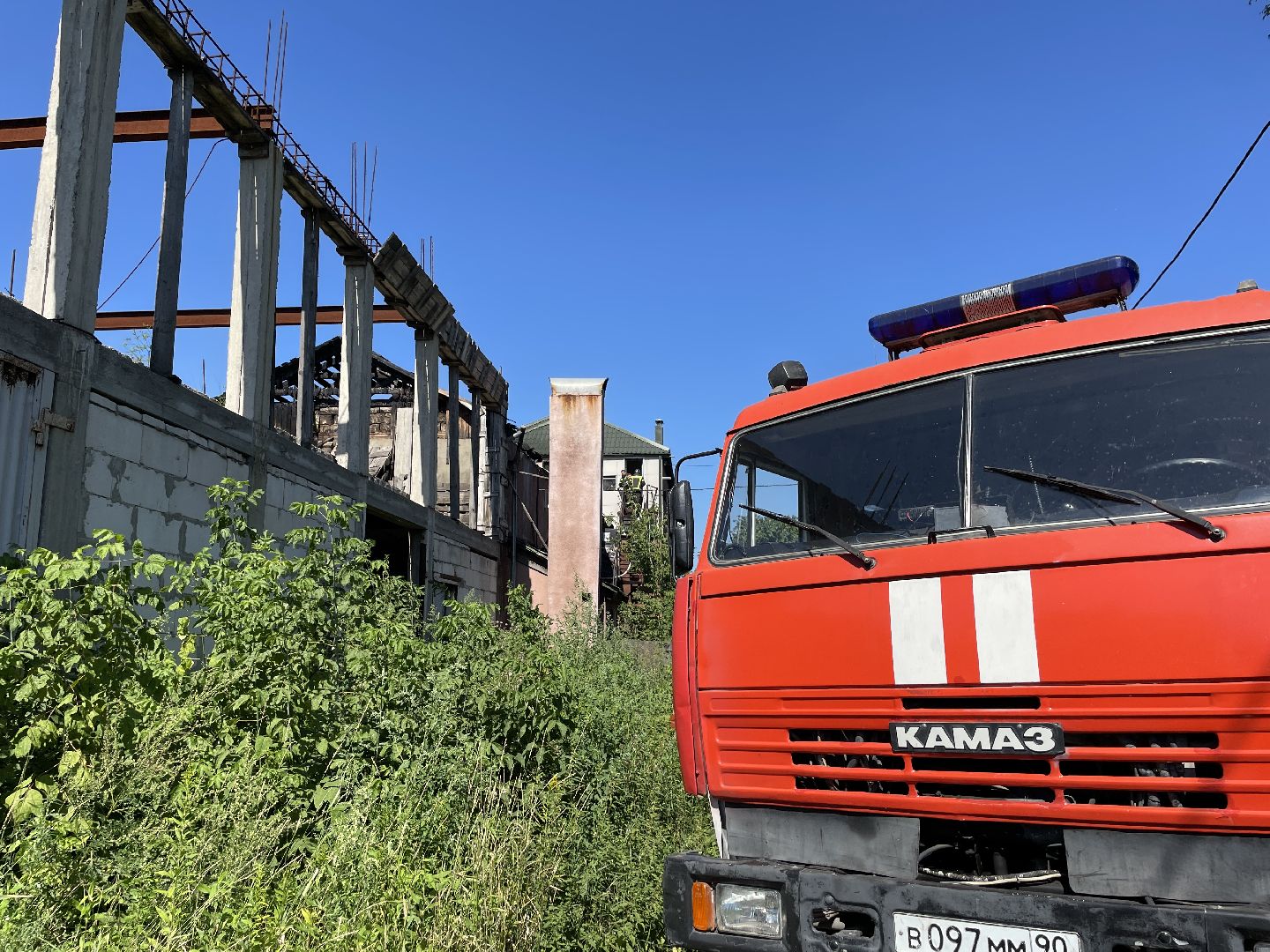 Пожар, Люберцы, люди, огонь