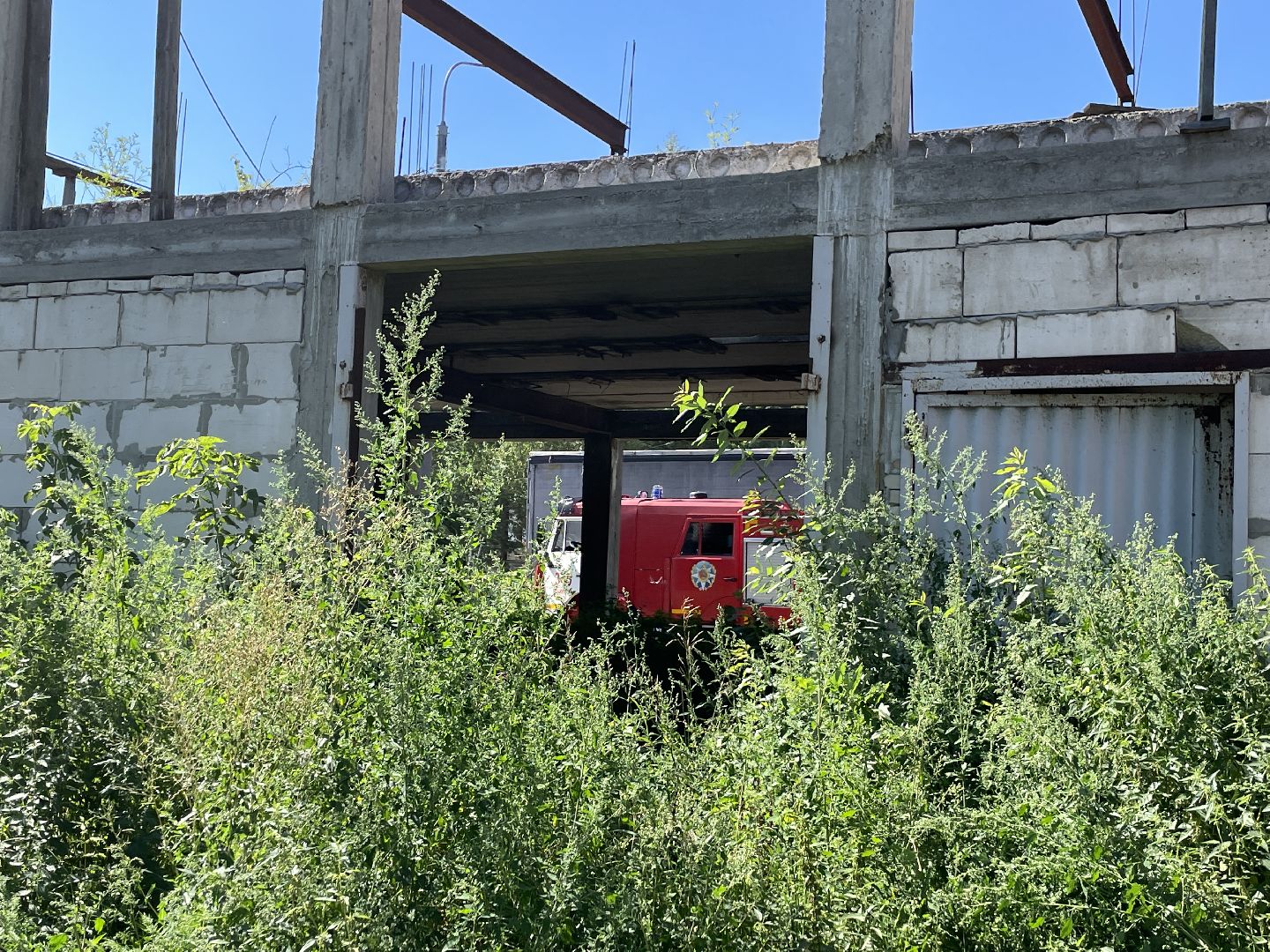 Пожар, Люберцы, люди, огонь