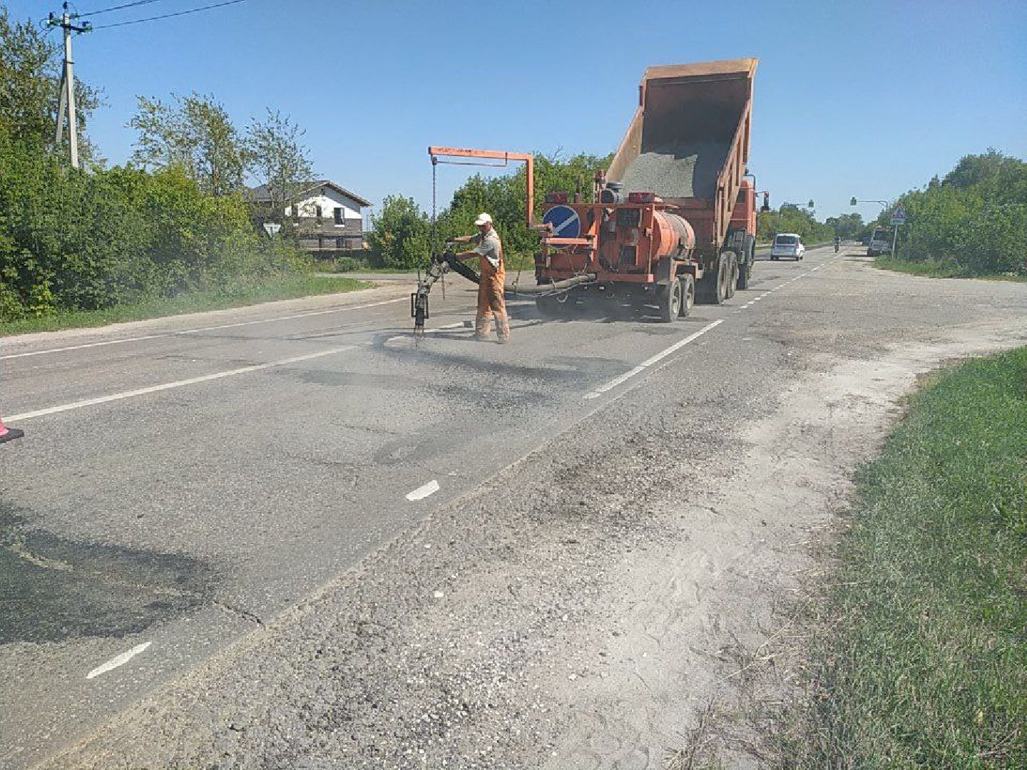 Коломна, дороги, ямочный ремонт