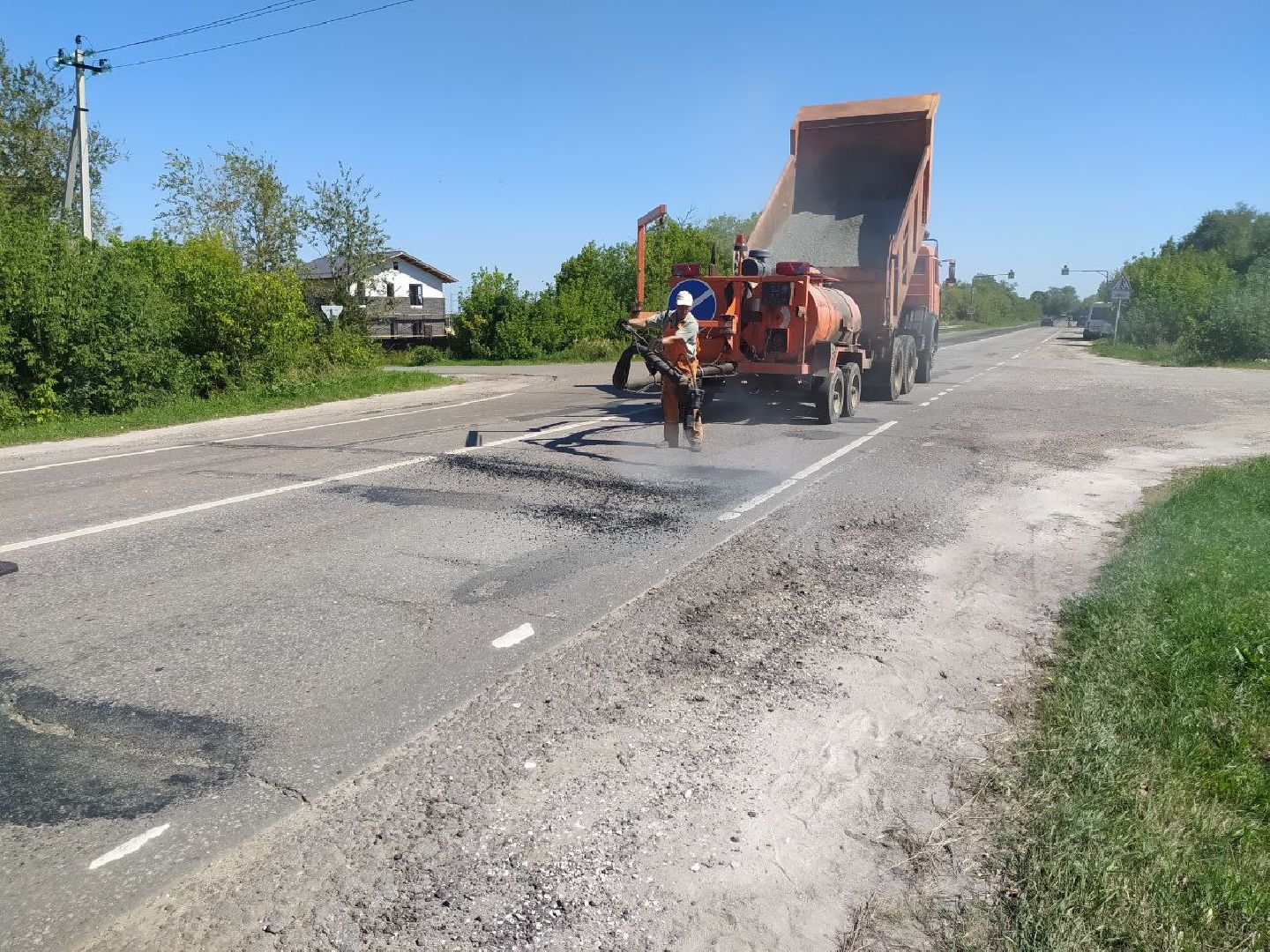 Коломна, дороги, ямочный ремонт