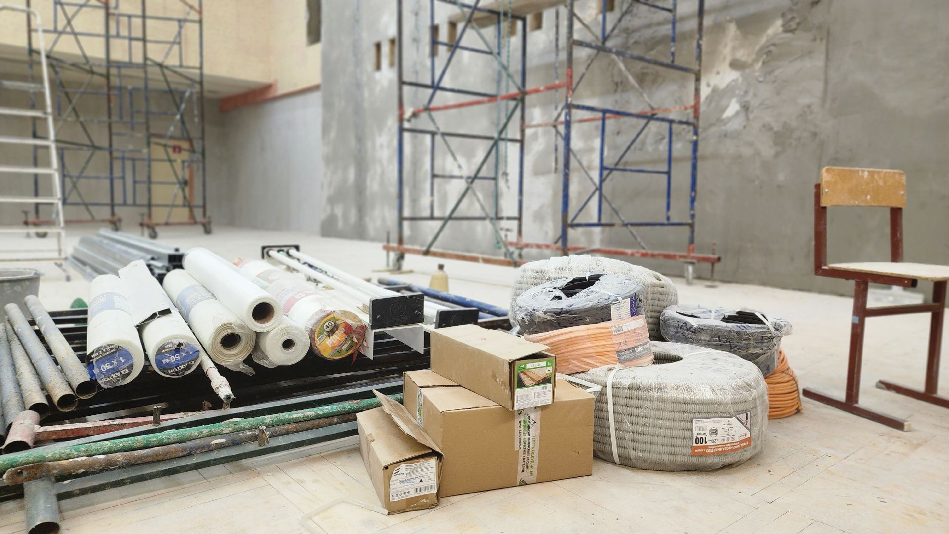 школа, актовый зал, образование, строительство, СОШ 3, Протвино