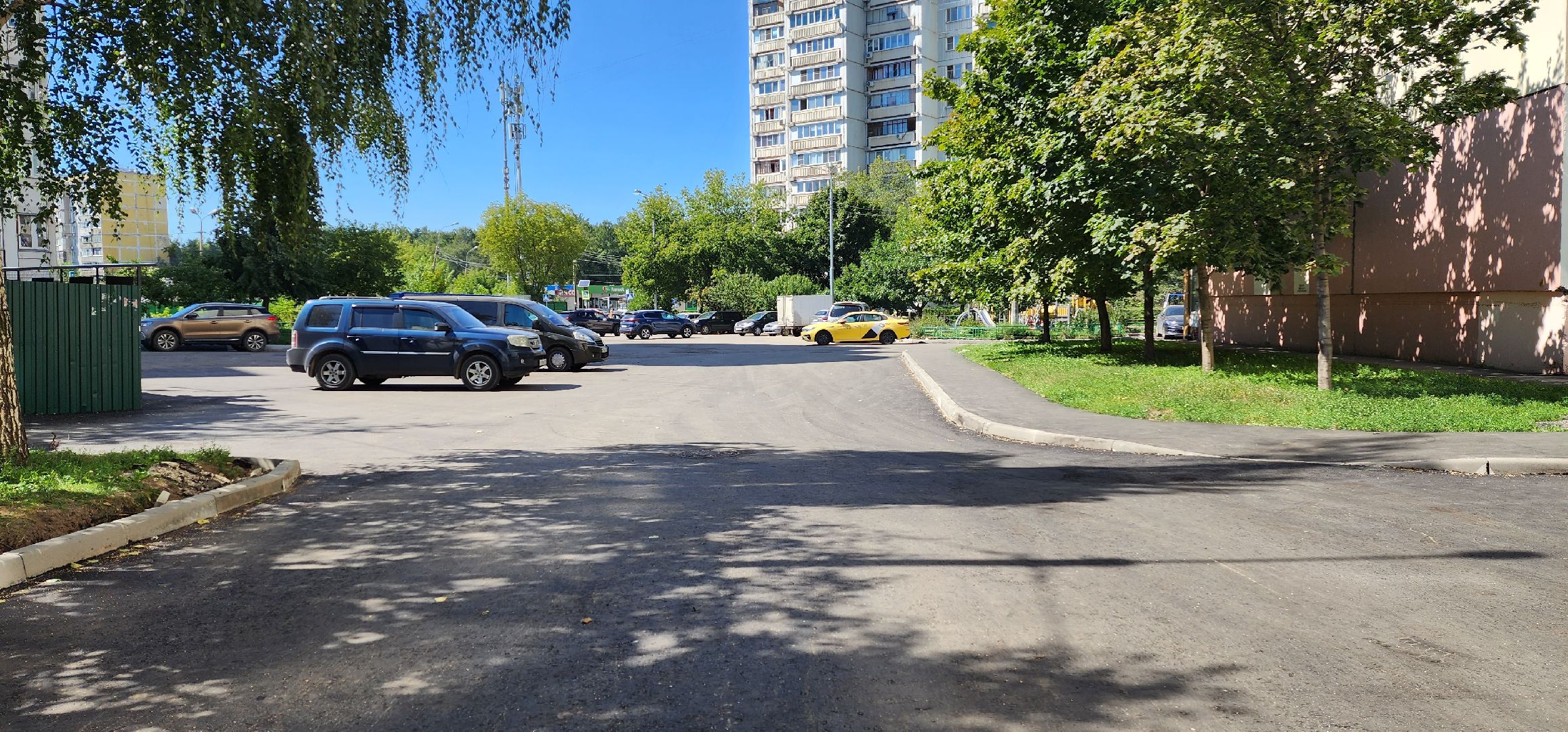 благоустройство двора, укладка асфальта, Котельники