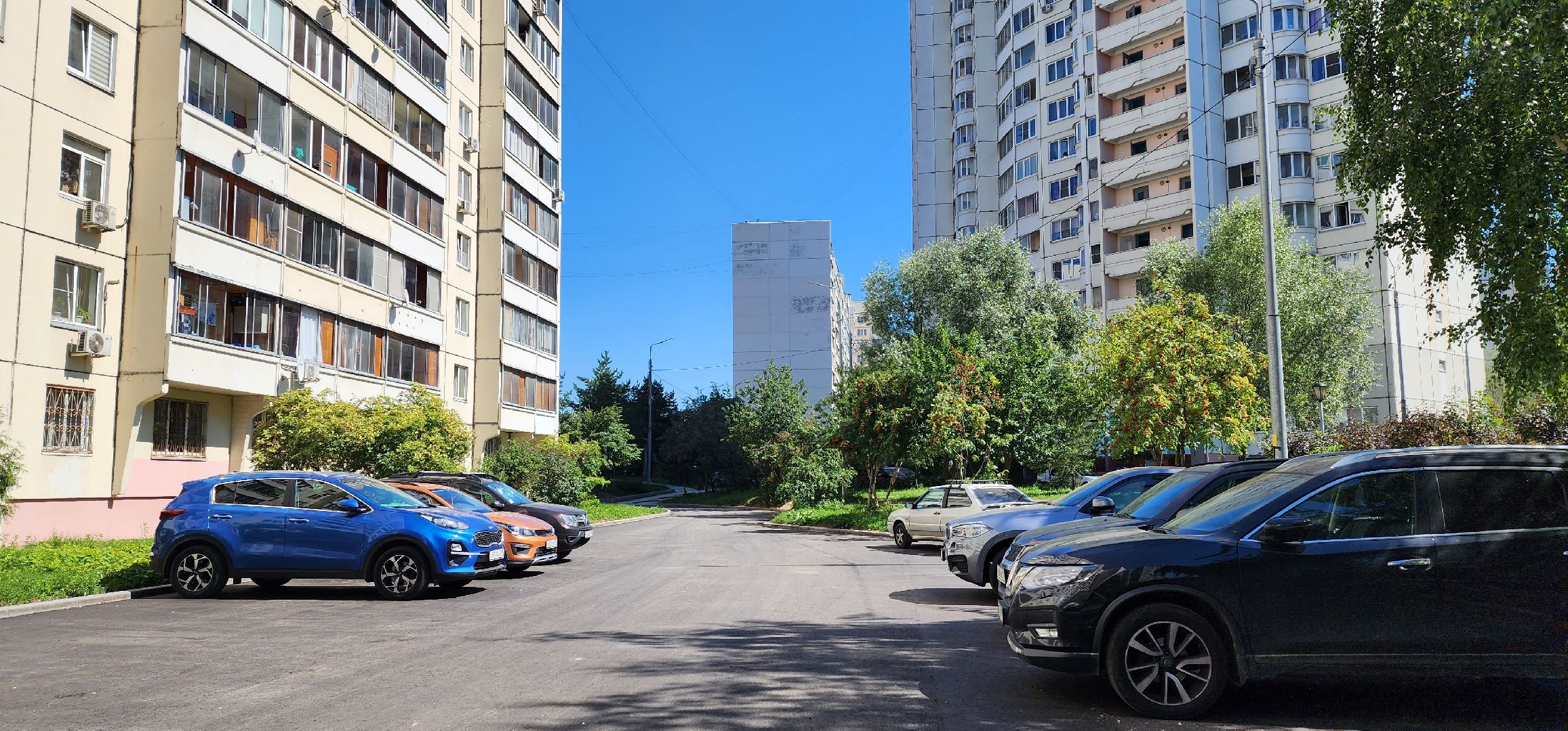 благоустройство двора, укладка асфальта, Котельники