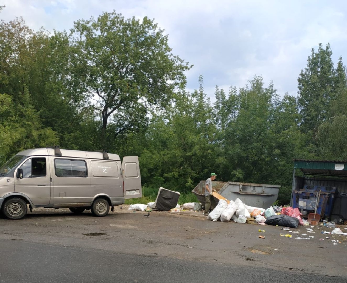 Красноармейск, Пушкинский, подбор мусора, обращения жителей