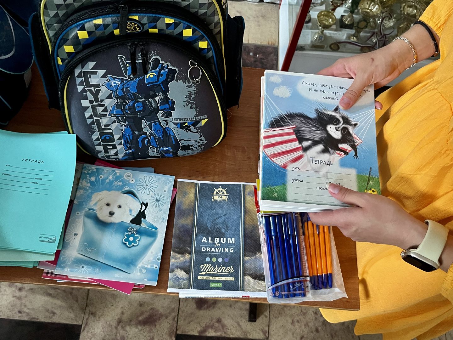 Наро-Фоминск, благотворительная акция, школа, сборы в школу, волонтёры Подмосковья