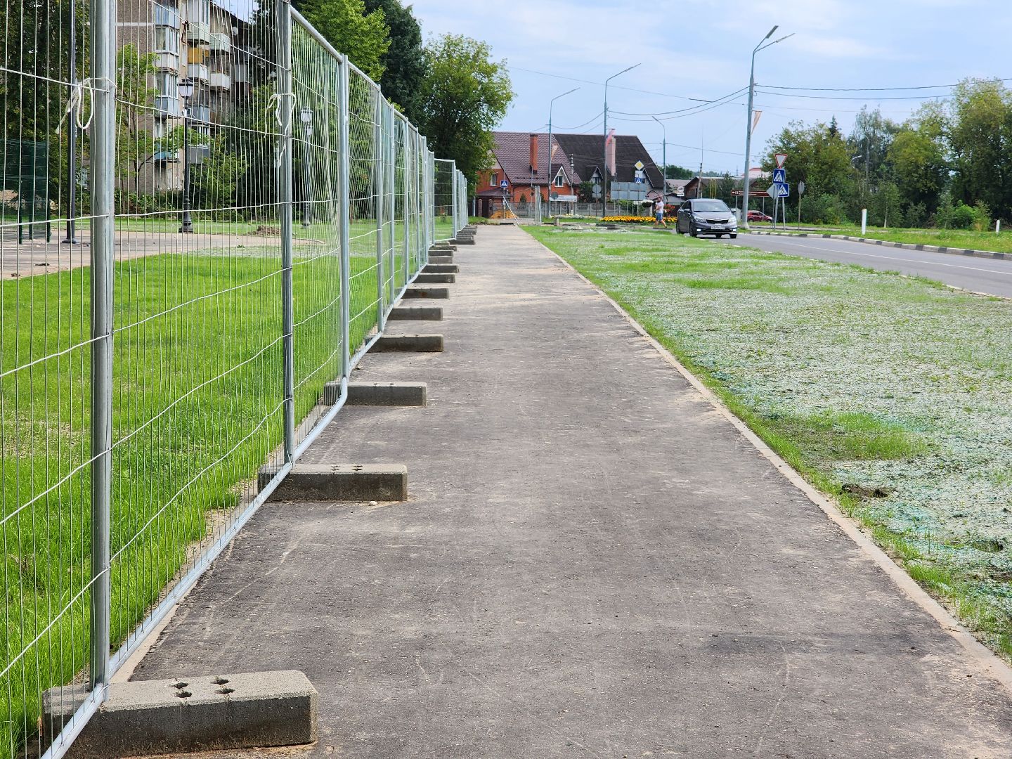 Павловский Посад, городской округ Павловский Посад, люди, ремонт, парк, сквер, мемориал