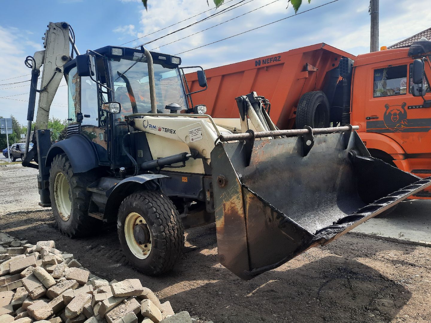 городской округ Шатура, ремонт тротуара, дорожные работы, укладка асфальта