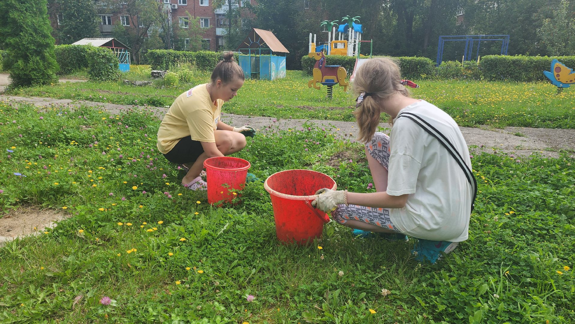 Кашира, каникулы, трудовые бригады, детский экологический центр