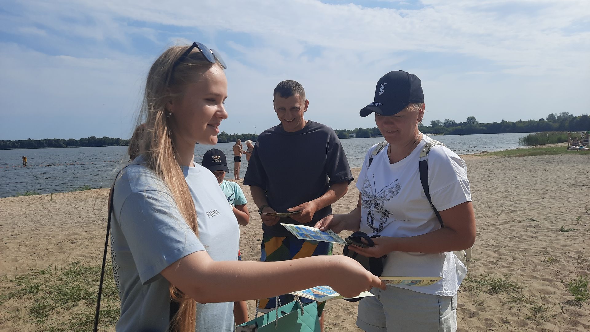 Шатура, пляж, правила поведения у воды, школа № 2