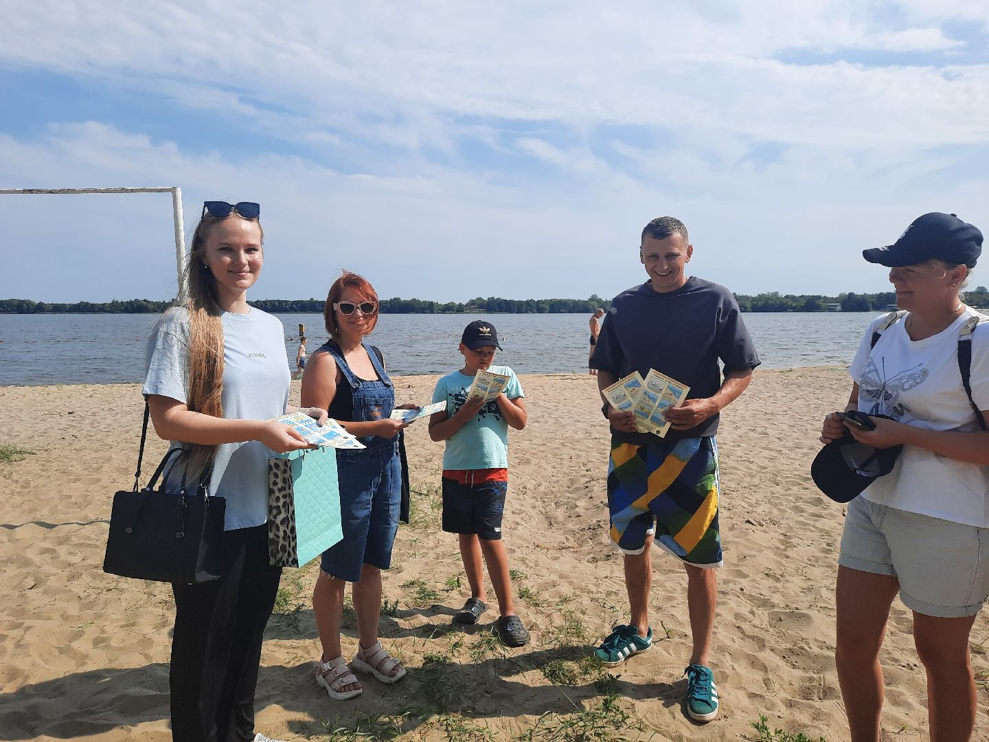 Шатура, пляж, правила поведения у воды, школа № 2