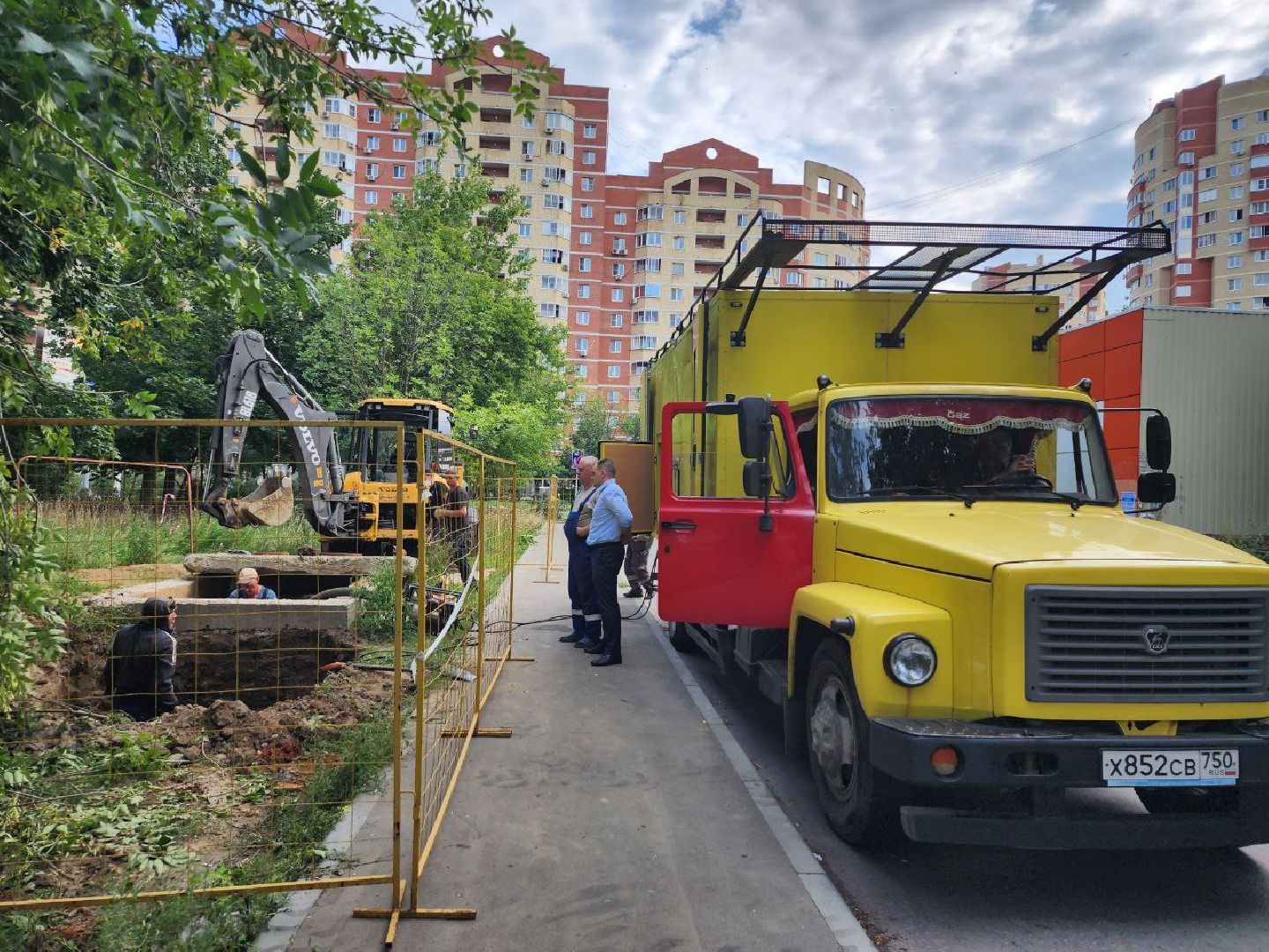 Электросталь, авария, гвс, вода