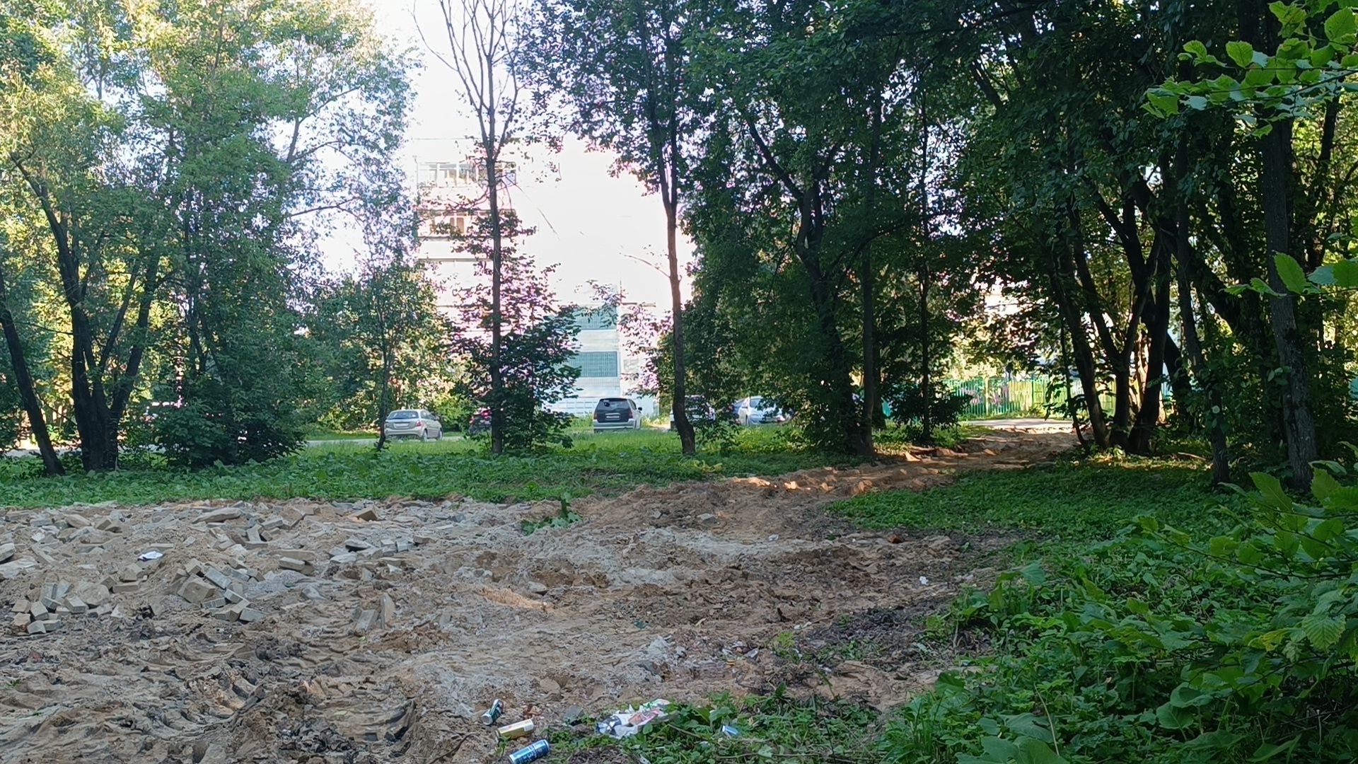 Лобня, благоустройство, сквер