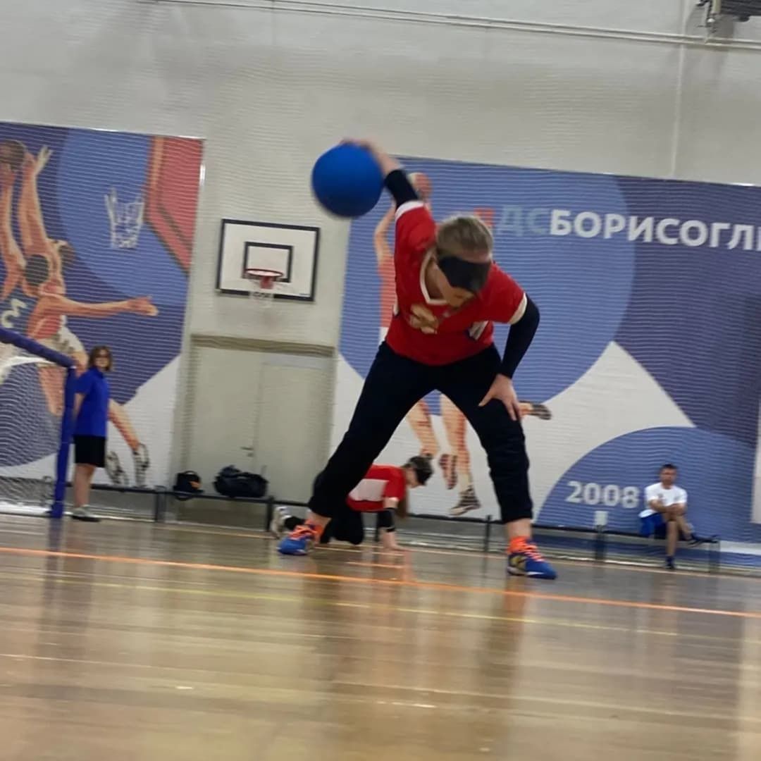 Спорт, голбол, мяч, игра, первенство