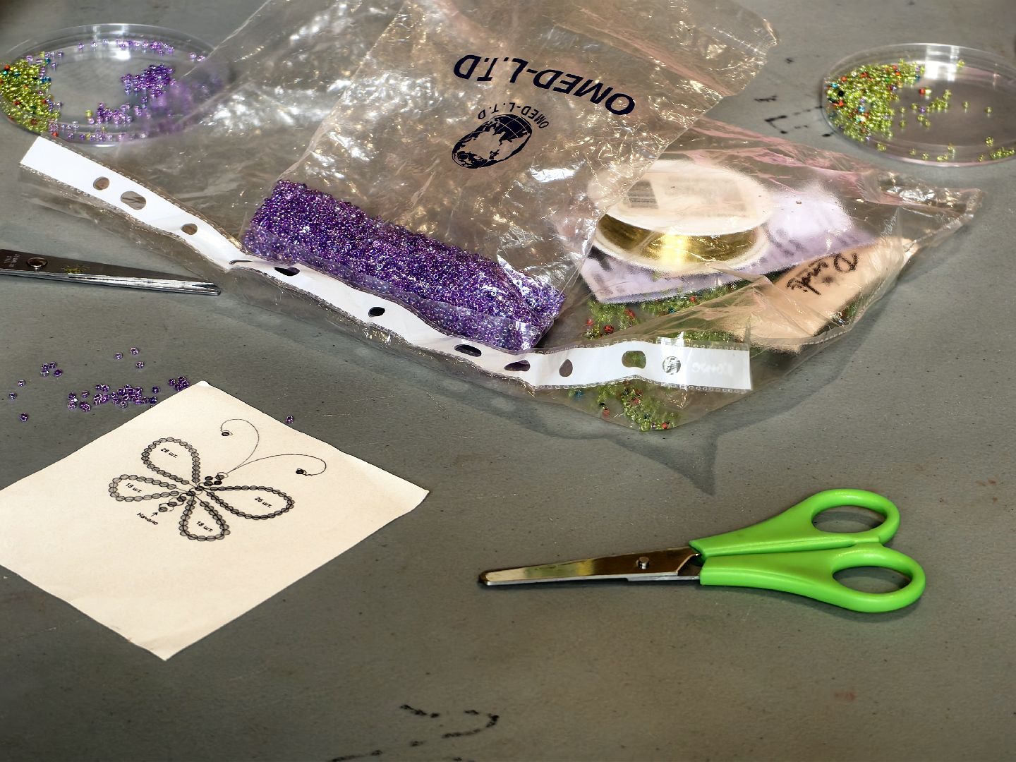 Мастер-класс, бисероплетение, бисер, проволока, бабочка