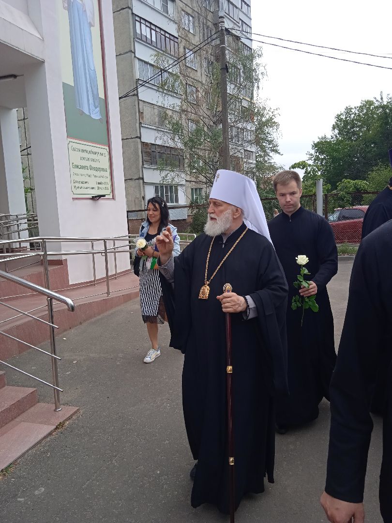 митрополит, Крутицкий, Коломенский, Павел, визит, Преображенский, храм, богадельня, больница