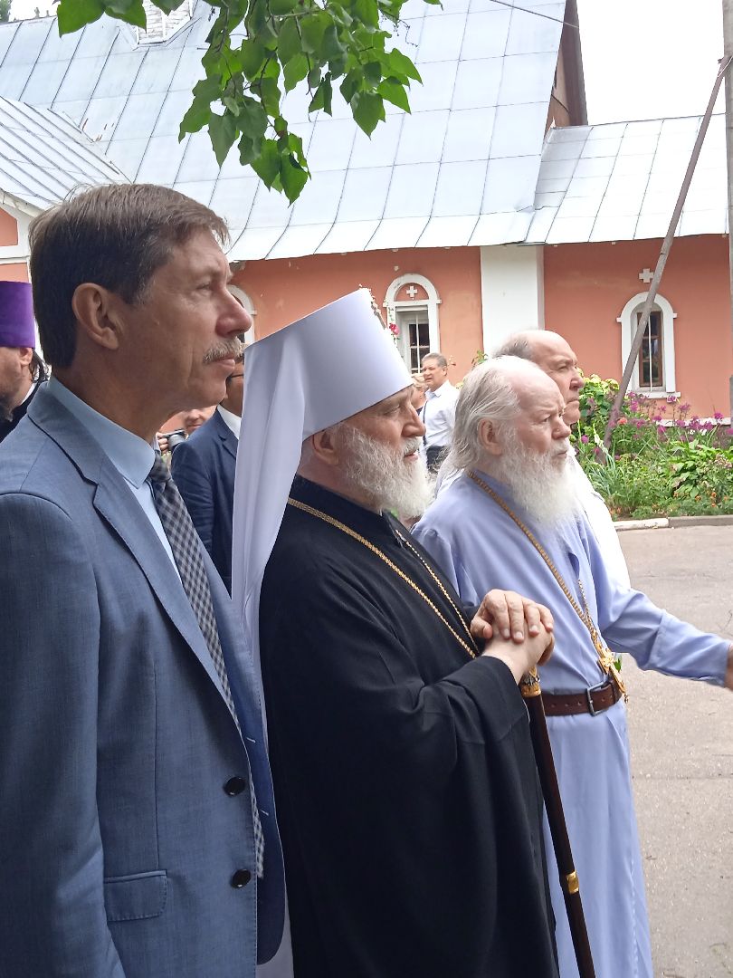 митрополит, Крутицкий, Коломенский, Павел, визит, Преображенский, храм, богадельня, больница