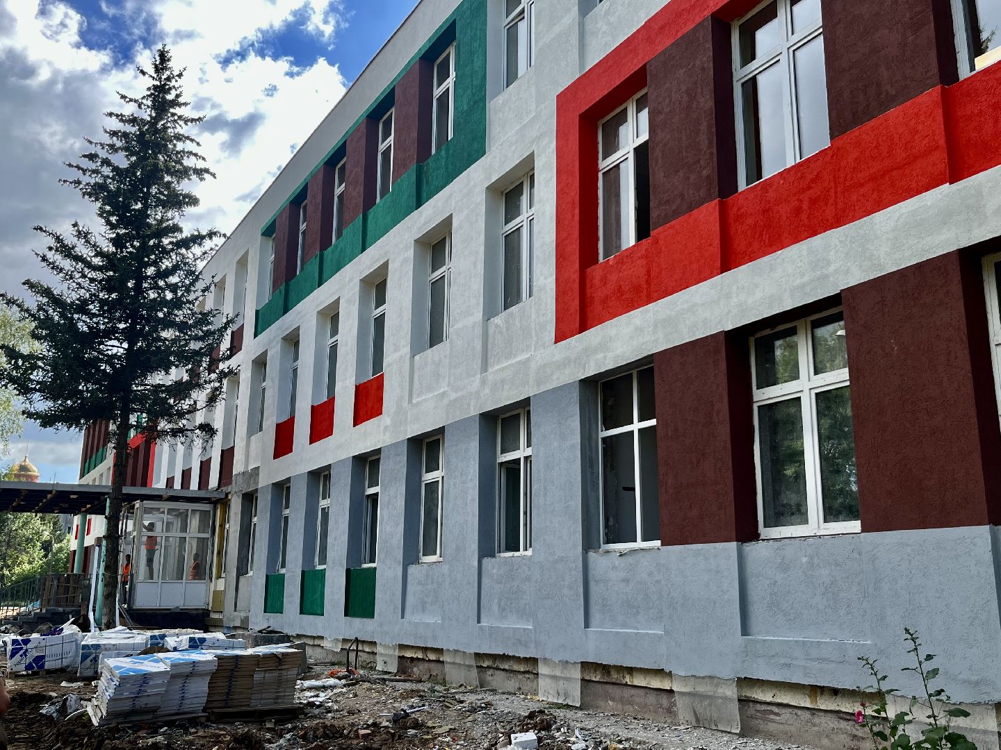 Наро-Фоминский городской округ, Селятино, капитальный ремонт, школа, школьная жизнь, Андрей Воробьёв, Александр Баранов