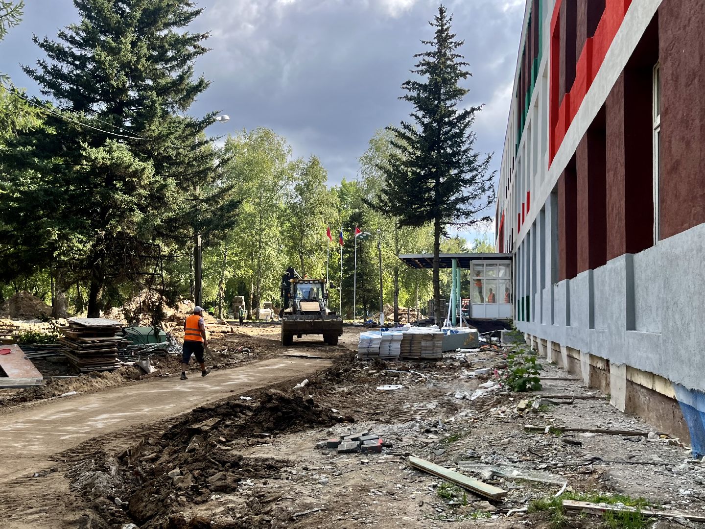 Наро-Фоминский городской округ, Селятино, капитальный ремонт, школа, школьная жизнь, Андрей Воробьёв, Александр Баранов