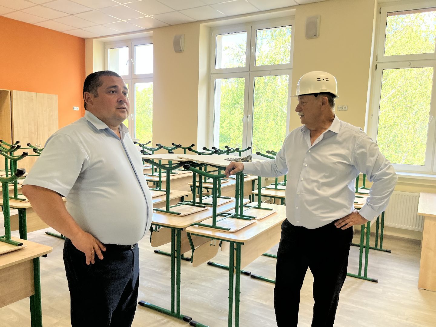 Наро-Фоминский городской округ, Селятино, капитальный ремонт, школа, школьная жизнь, Андрей Воробьёв, Александр Баранов