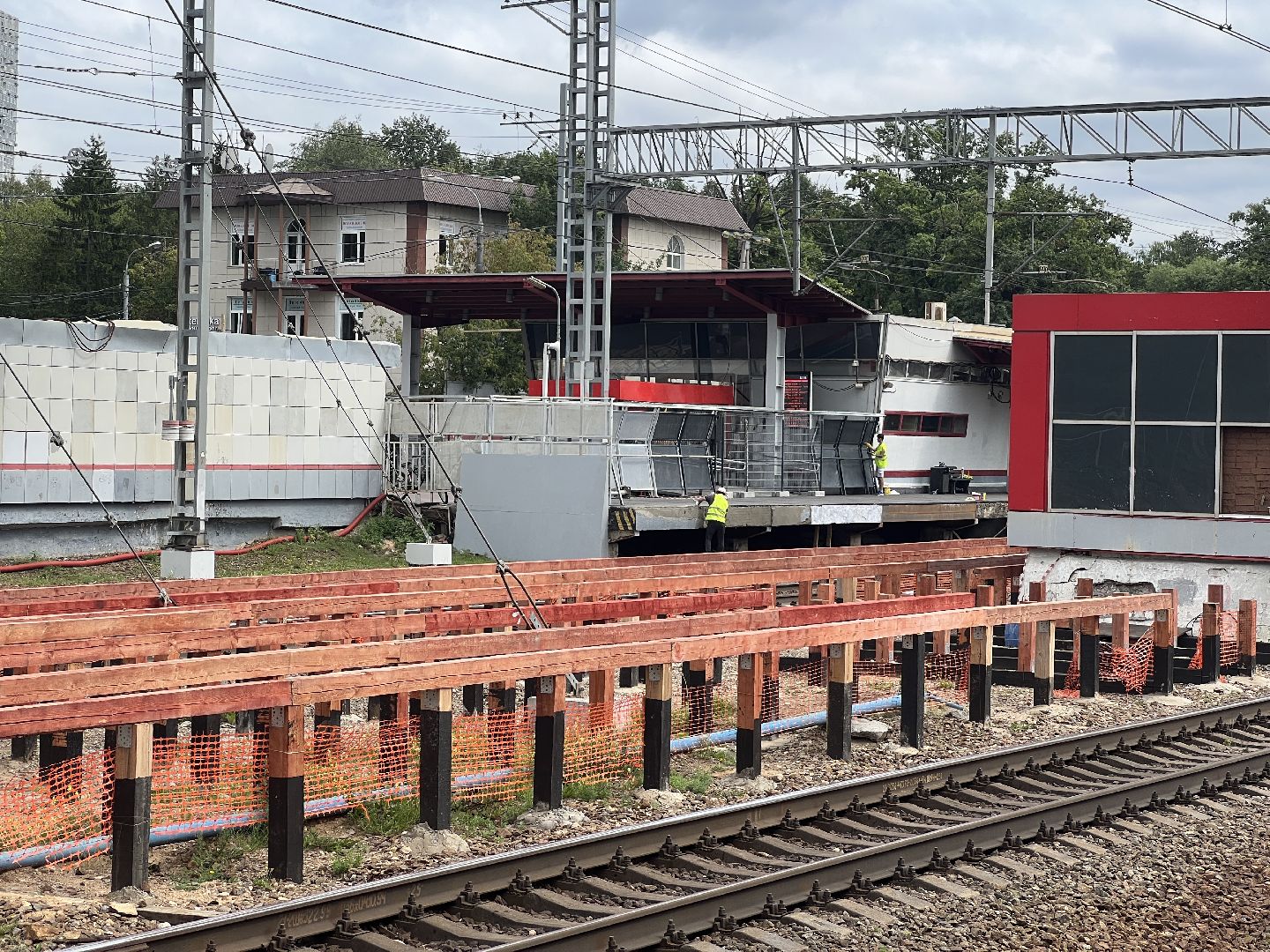 Химки, транспорт, МЦД-3, строительство, станция Химки