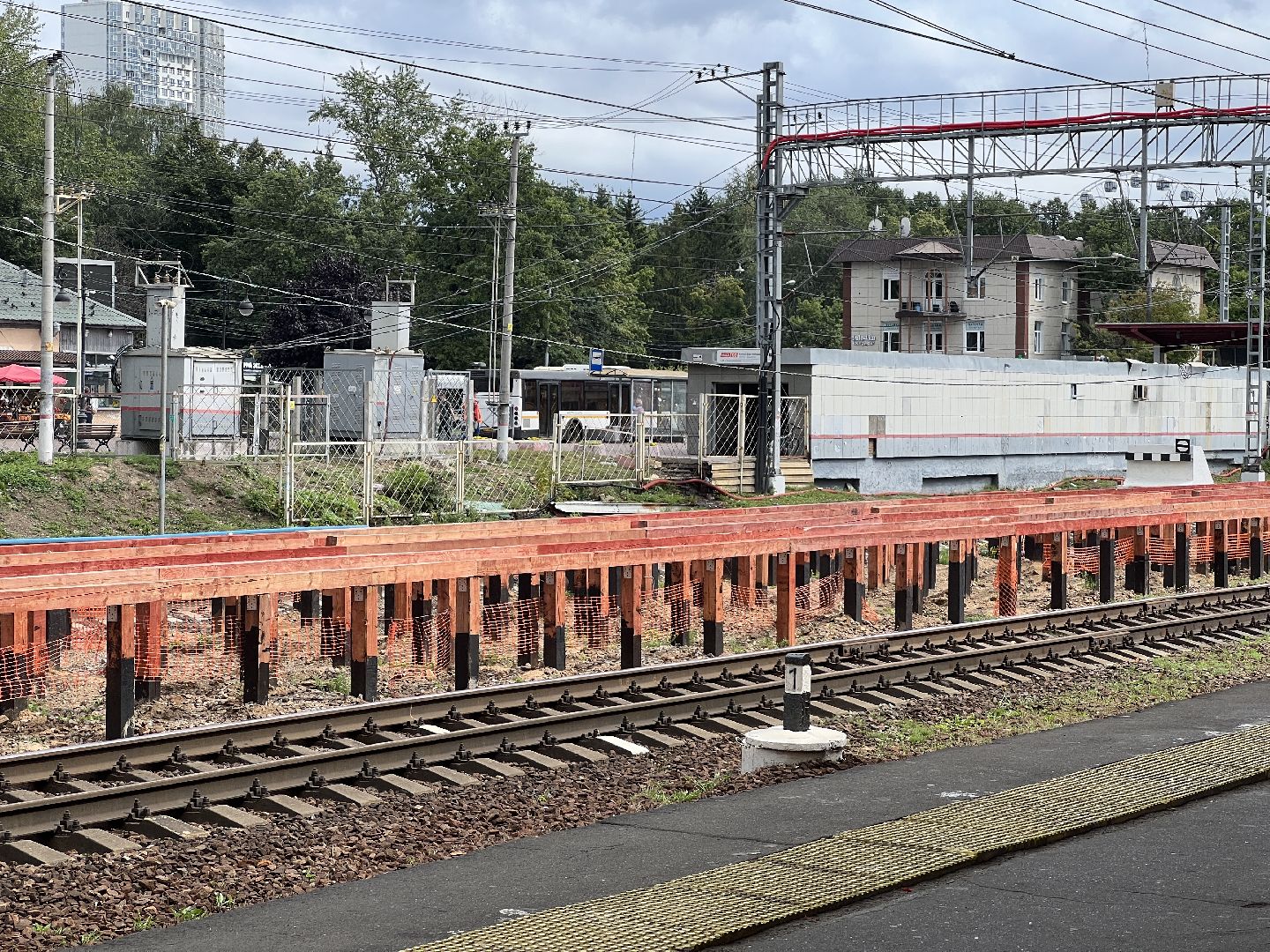 Химки, транспорт, МЦД-3, строительство, станция Химки