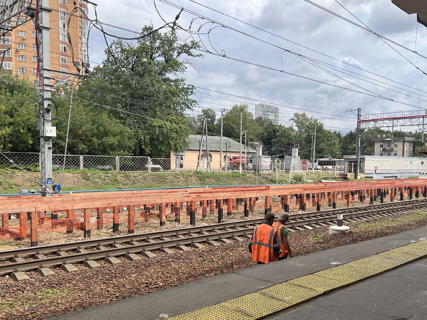 Химки, транспорт, МЦД-3, строительство, станция Химки