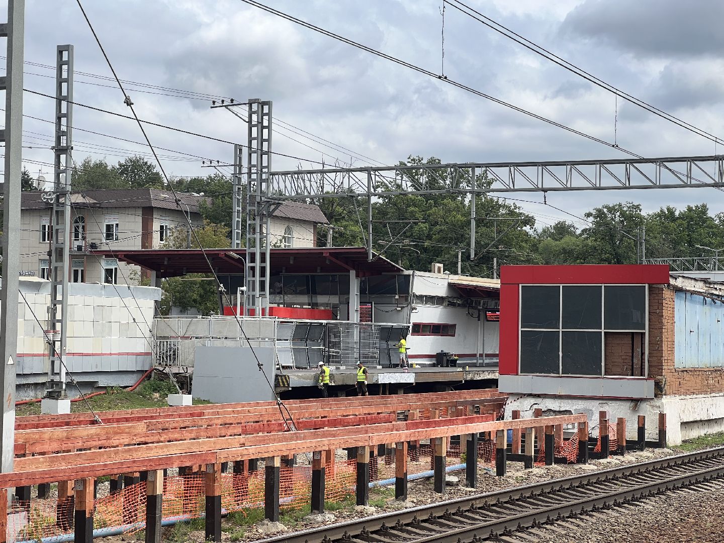 Химки, транспорт, МЦД-3, строительство, станция Химки