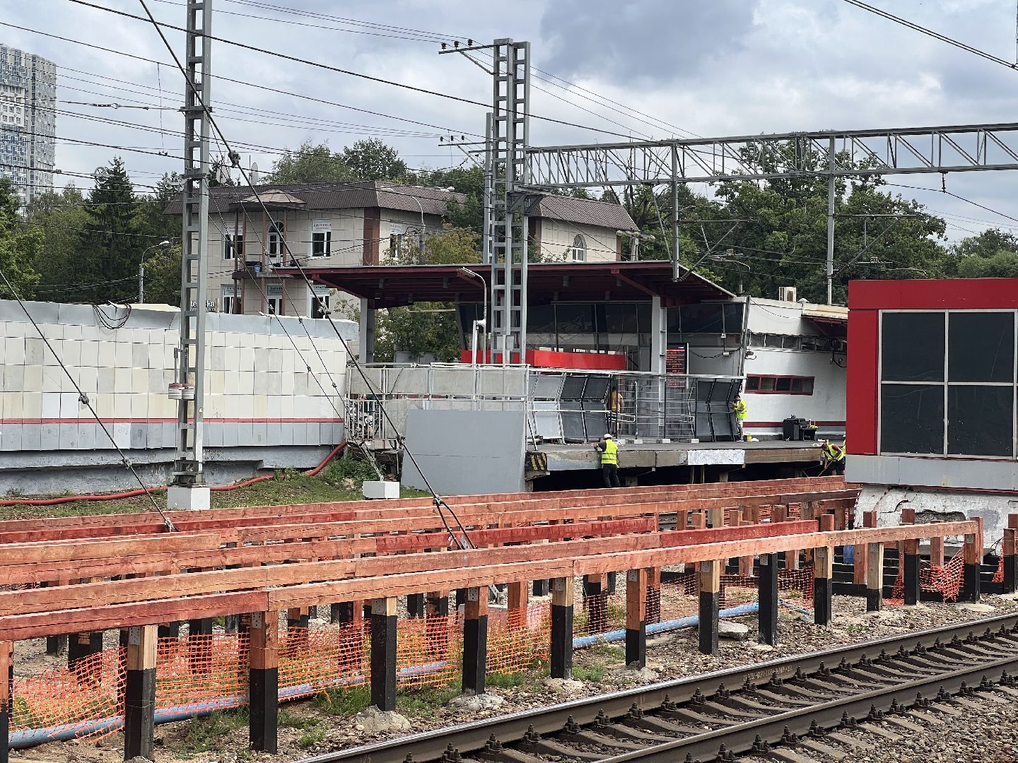 Химки, транспорт, МЦД-3, строительство, станция Химки