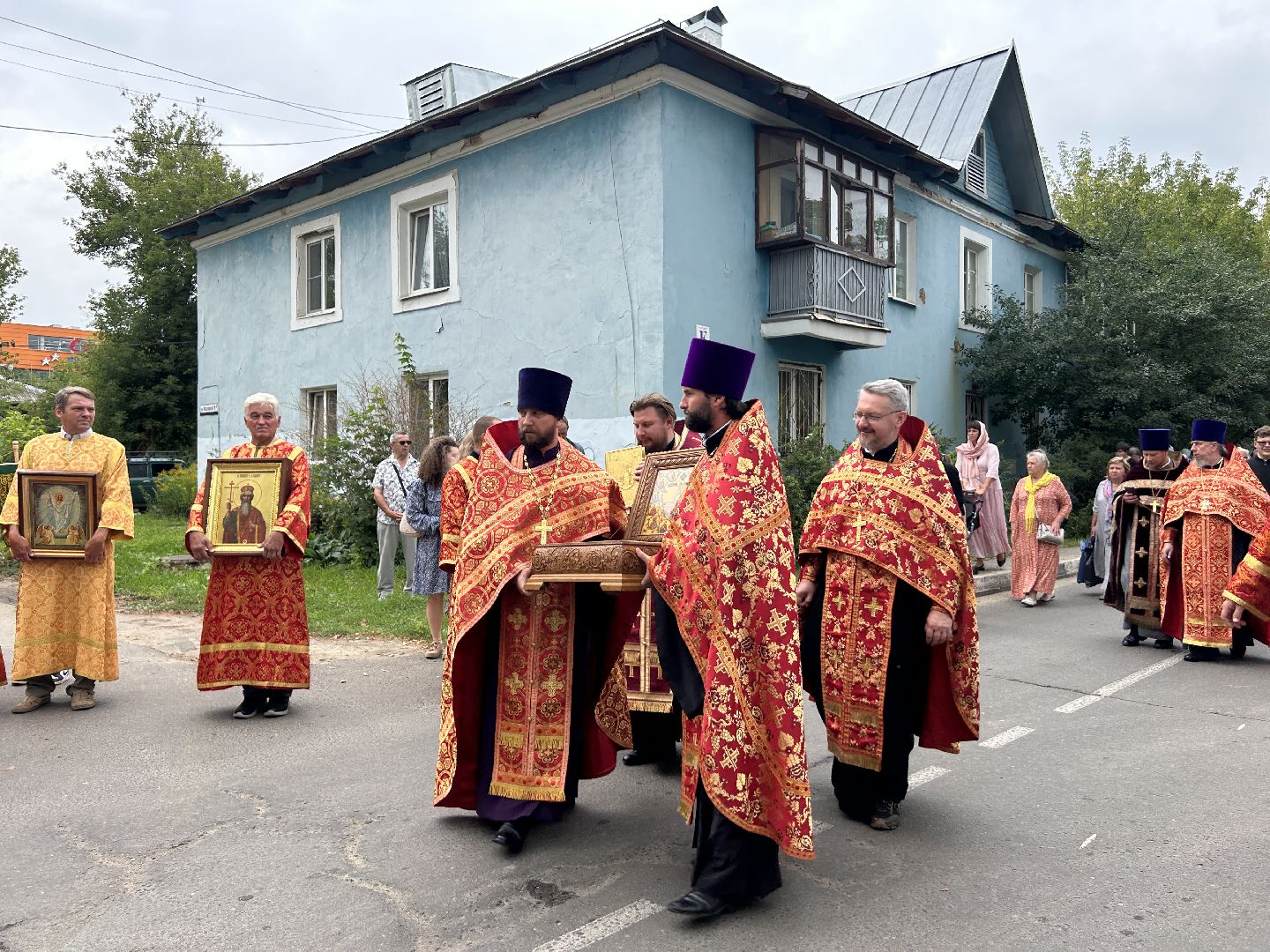 праздник, церковь, Фрязино