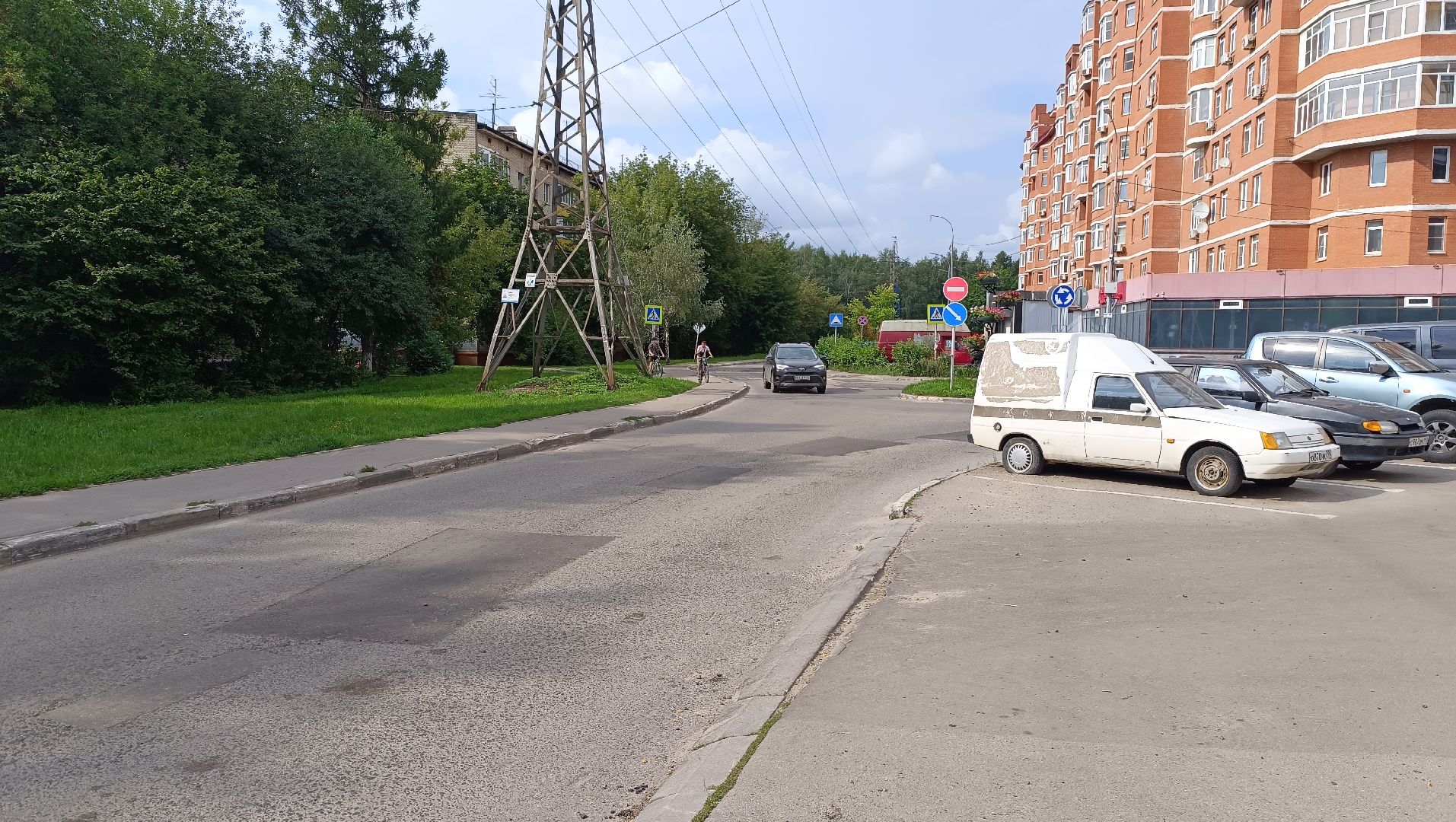 Лобня, благоустройство, дорога