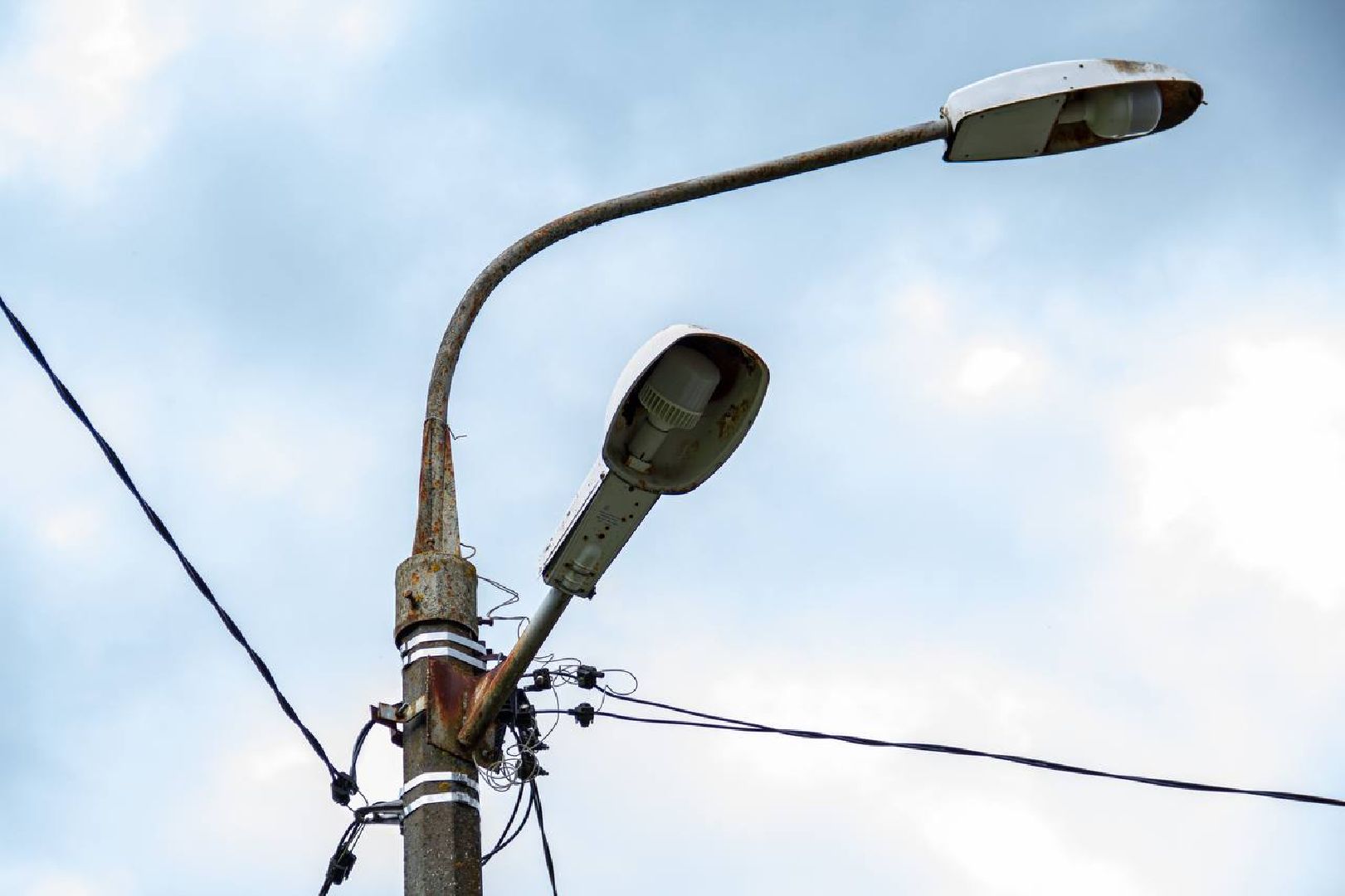 Подольск, освещение, фонари, деревни