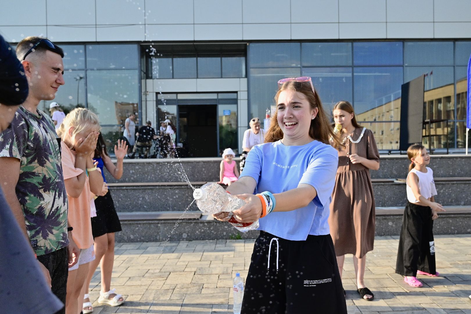 Домодедово, водный день, морской бой, водный пистолет, лето в Подмосковье, Победа, МЦ Победа