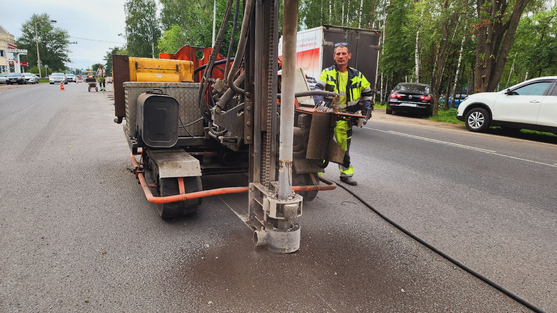 Подмосковье, Ивантеевка, благоустройство, пушкинский округ, дорога,
