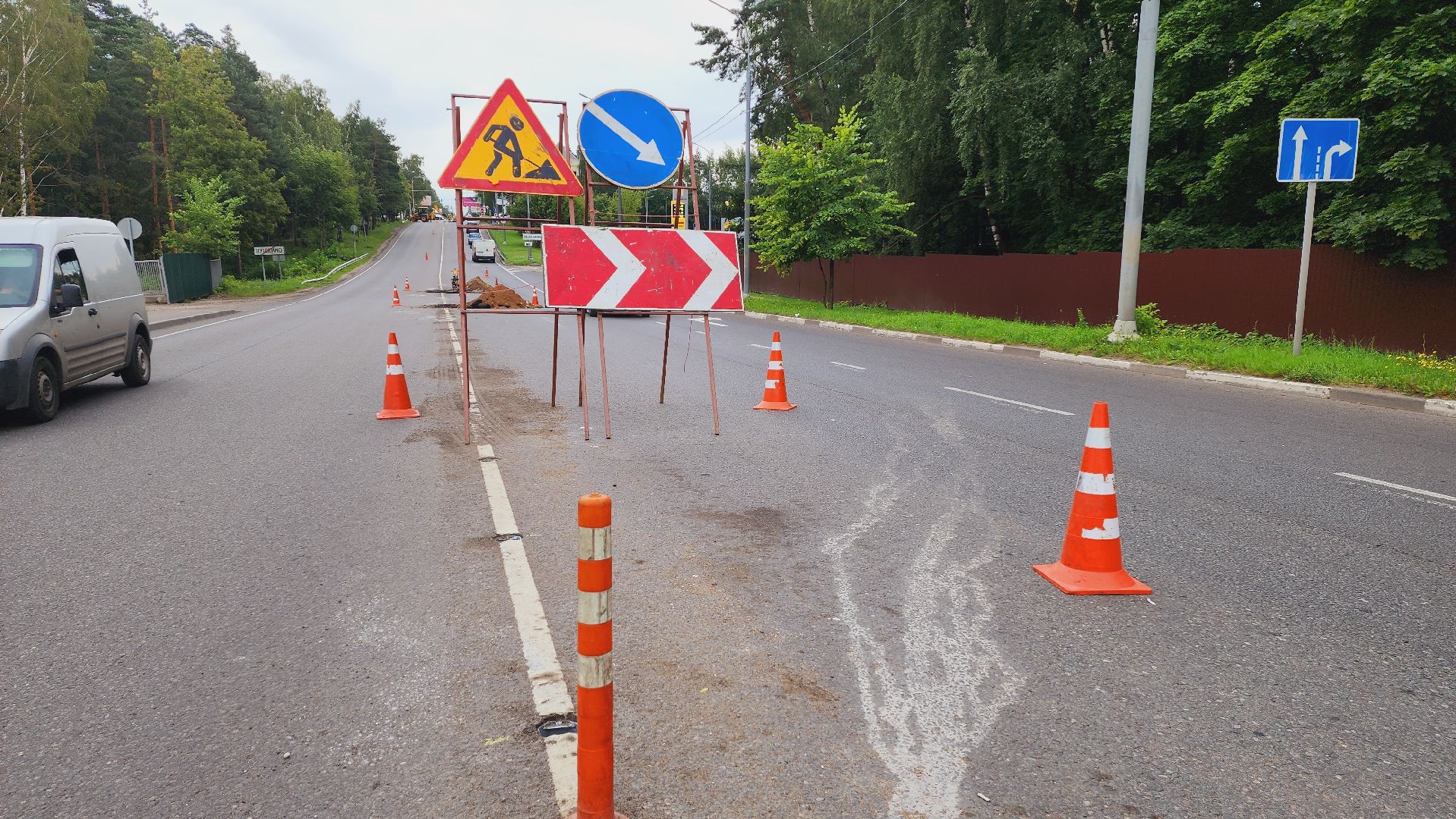 Подмосковье, Ивантеевка, благоустройство, пушкинский округ, дорога,