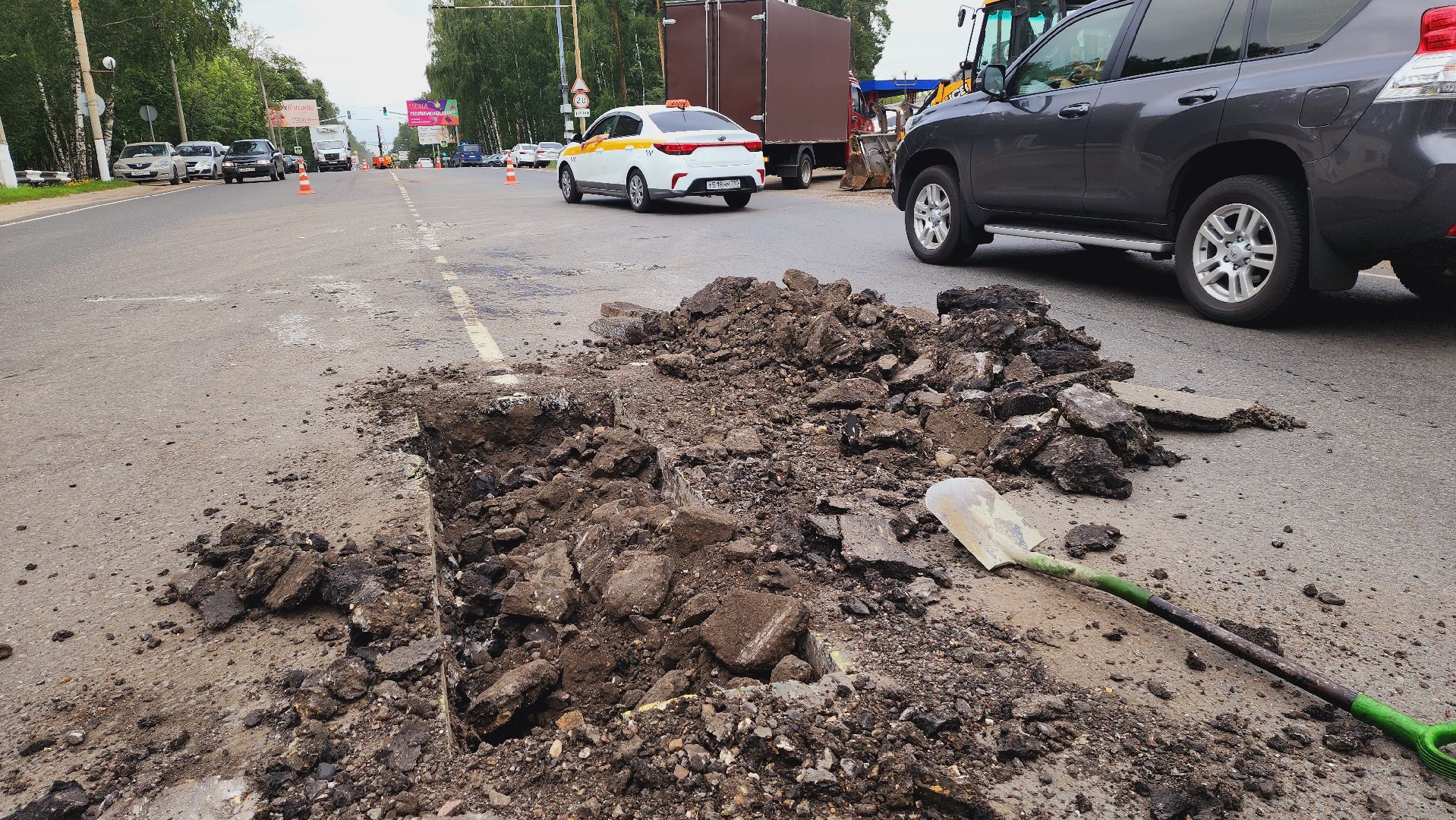 Подмосковье, Ивантеевка, благоустройство, пушкинский округ, дорога,