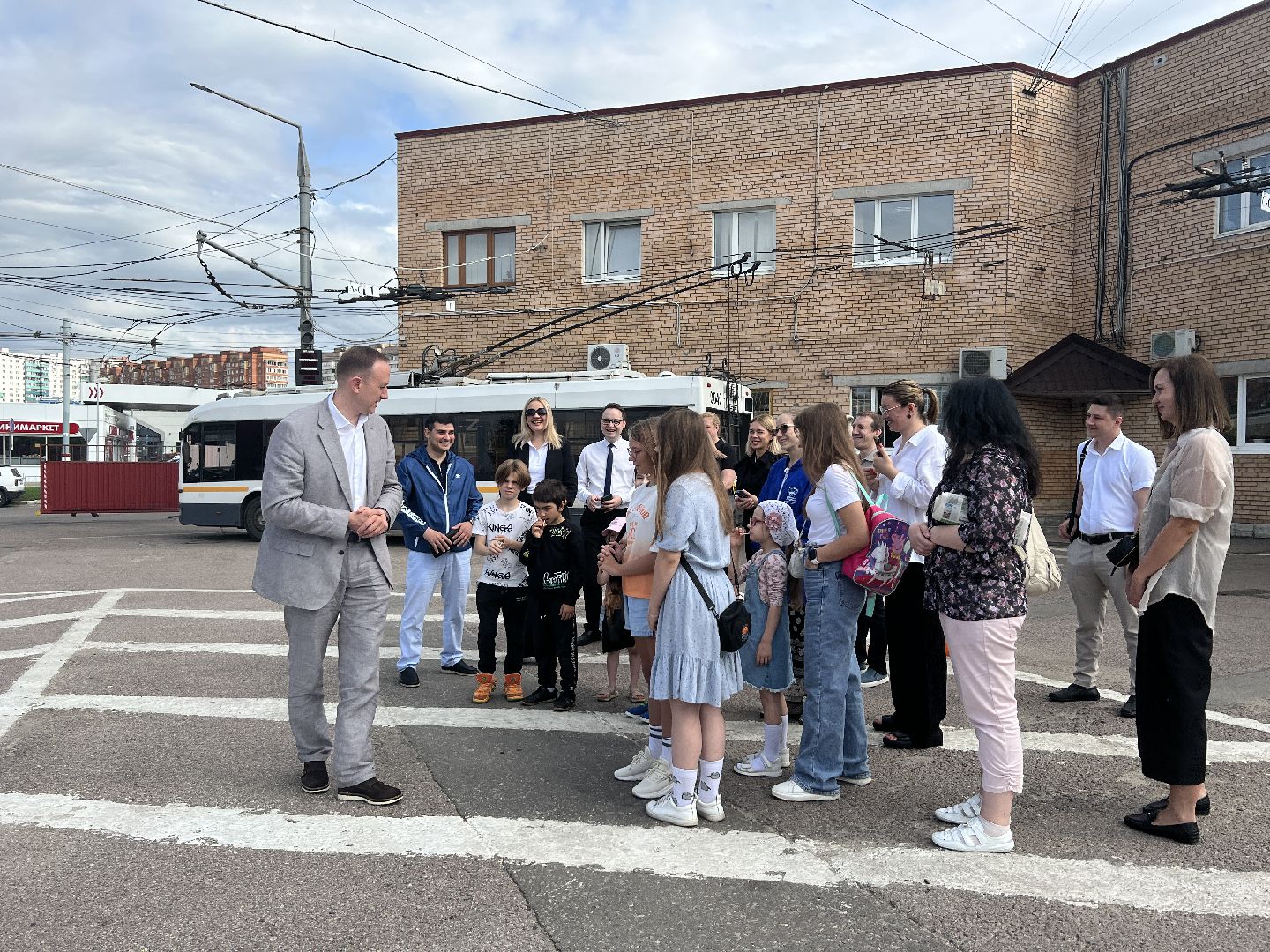 Химки, транспорт, троллейбус, Химкиэлектротранс, экскурсия, дети