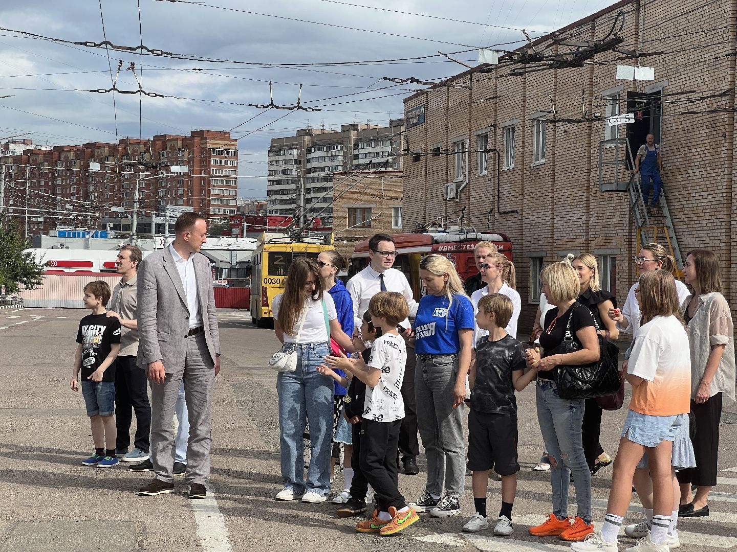 Химки, транспорт, троллейбус, Химкиэлектротранс, экскурсия, дети