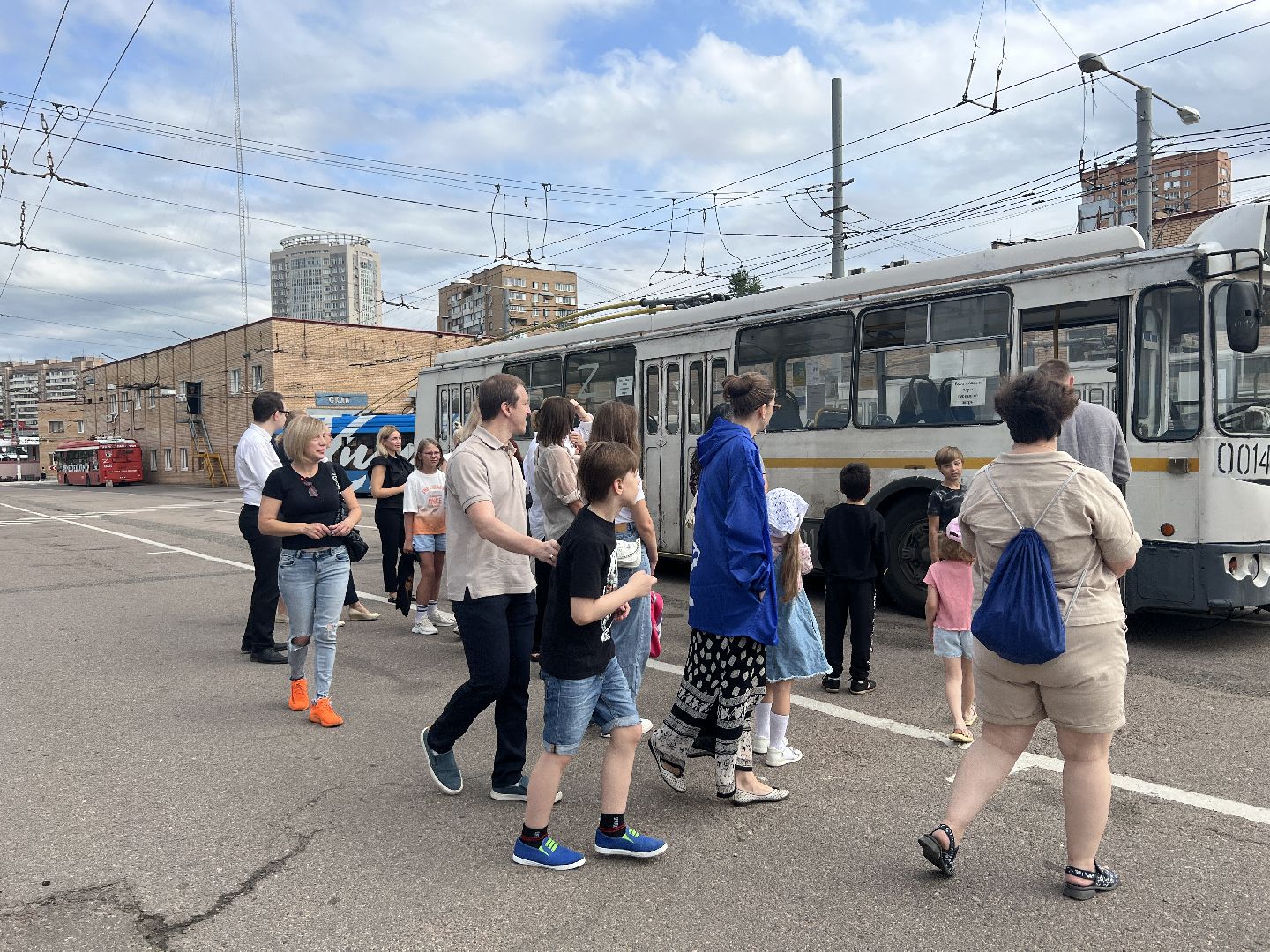 Химки, транспорт, троллейбус, Химкиэлектротранс, экскурсия, дети