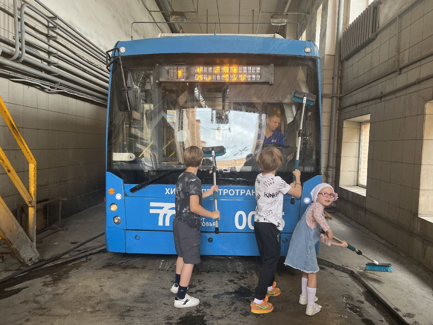 Химки, транспорт, троллейбус, Химкиэлектротранс, экскурсия, дети