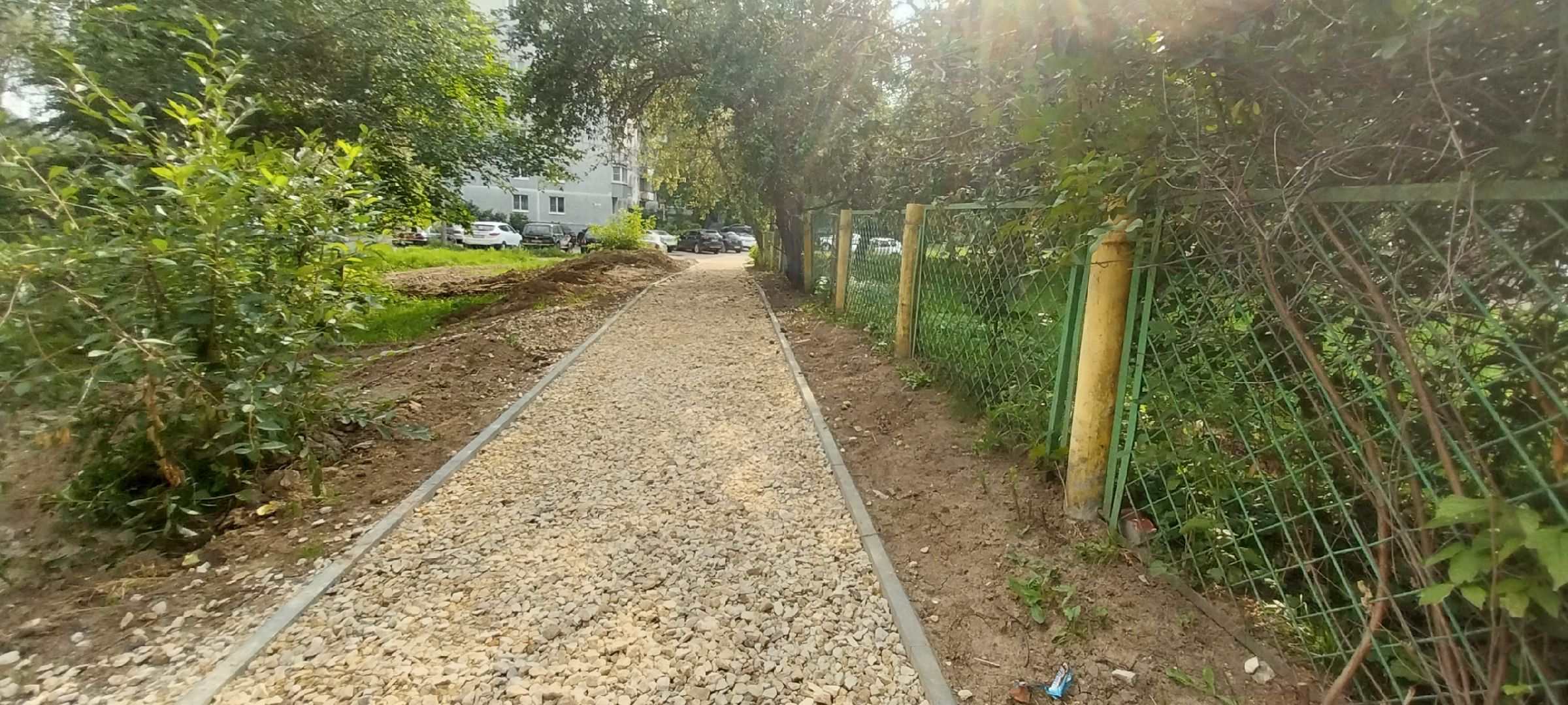 Коломна, благоустройство, народная тропа, пешком