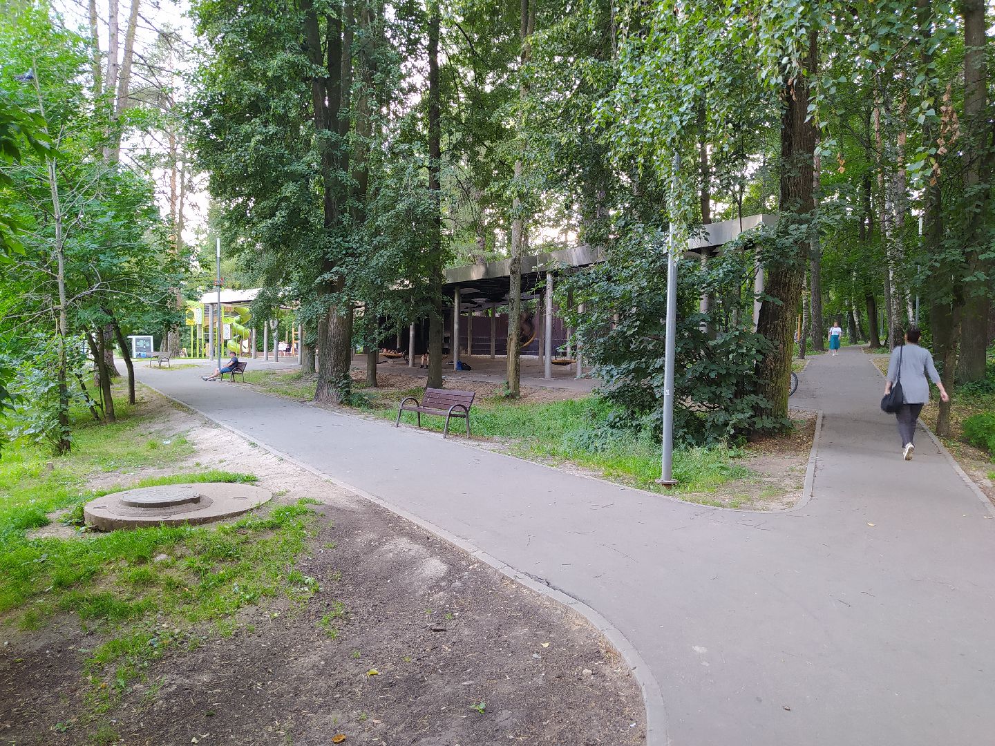 Нахабино, парк, благоустройство