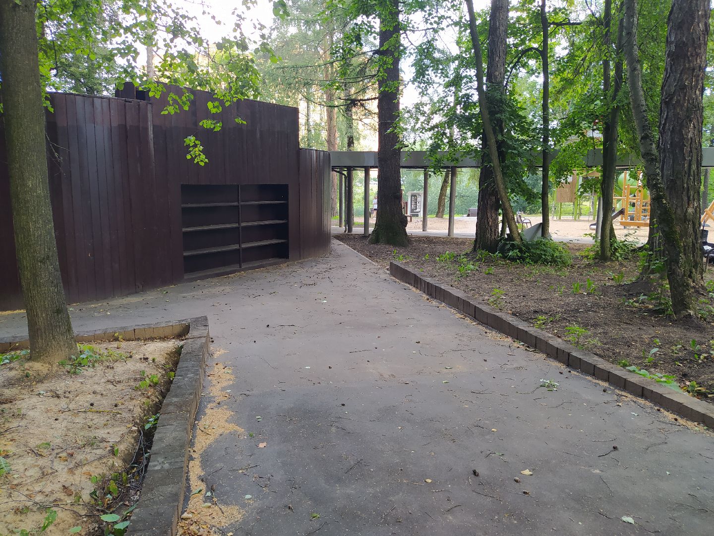 Нахабино, парк, благоустройство